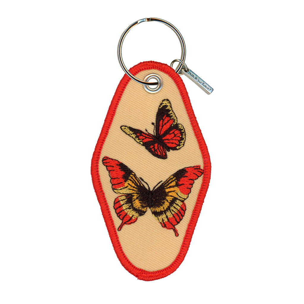 California Embroidered Keychain