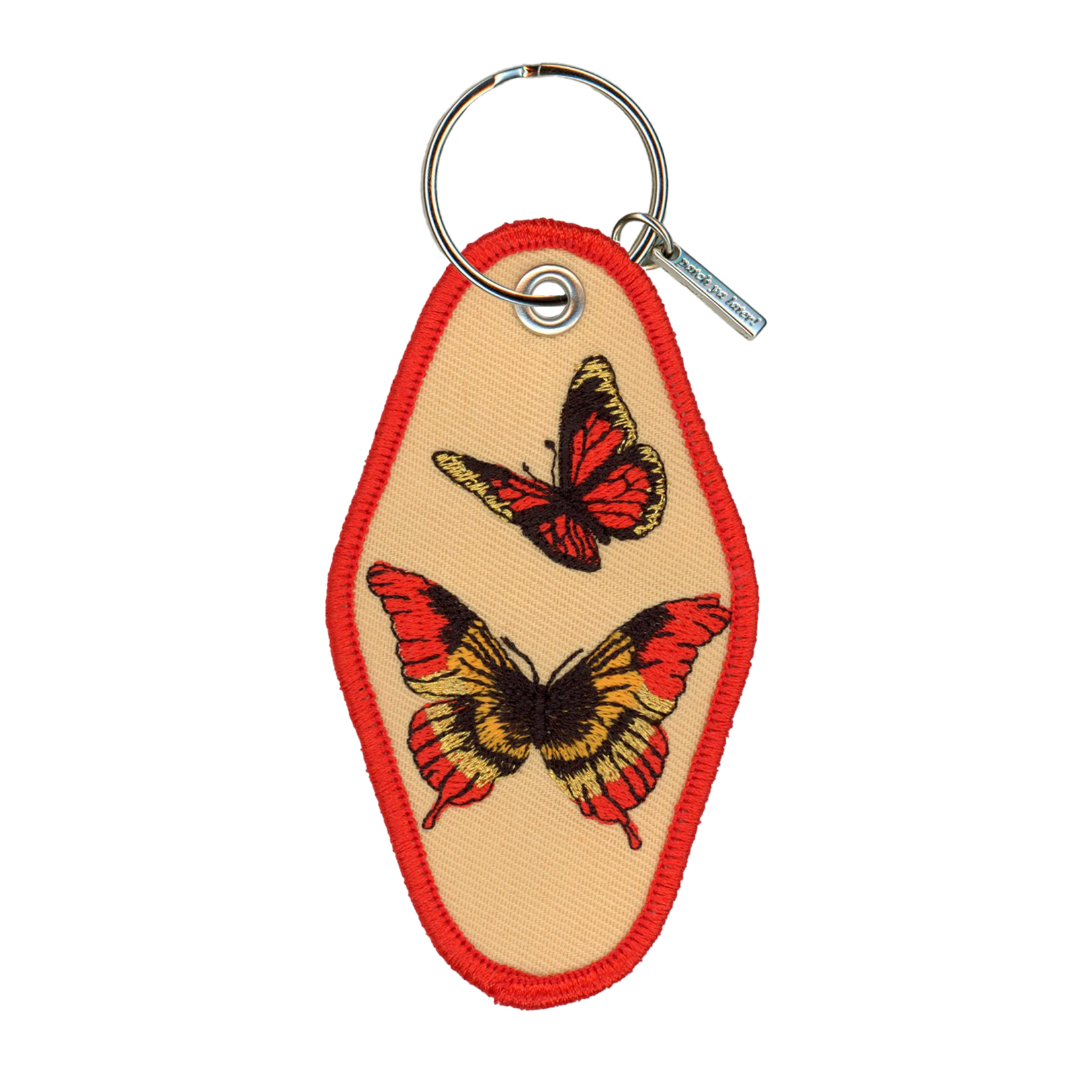 California Embroidered Keychain