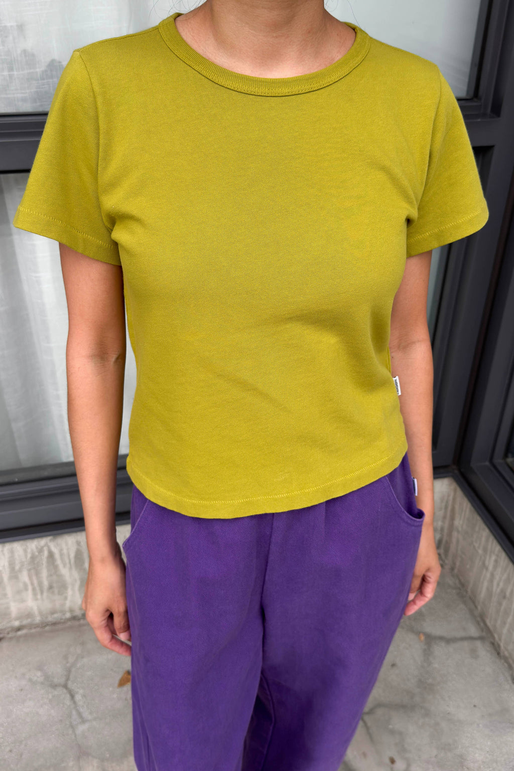 The Little Boy Tee - Golden Olive