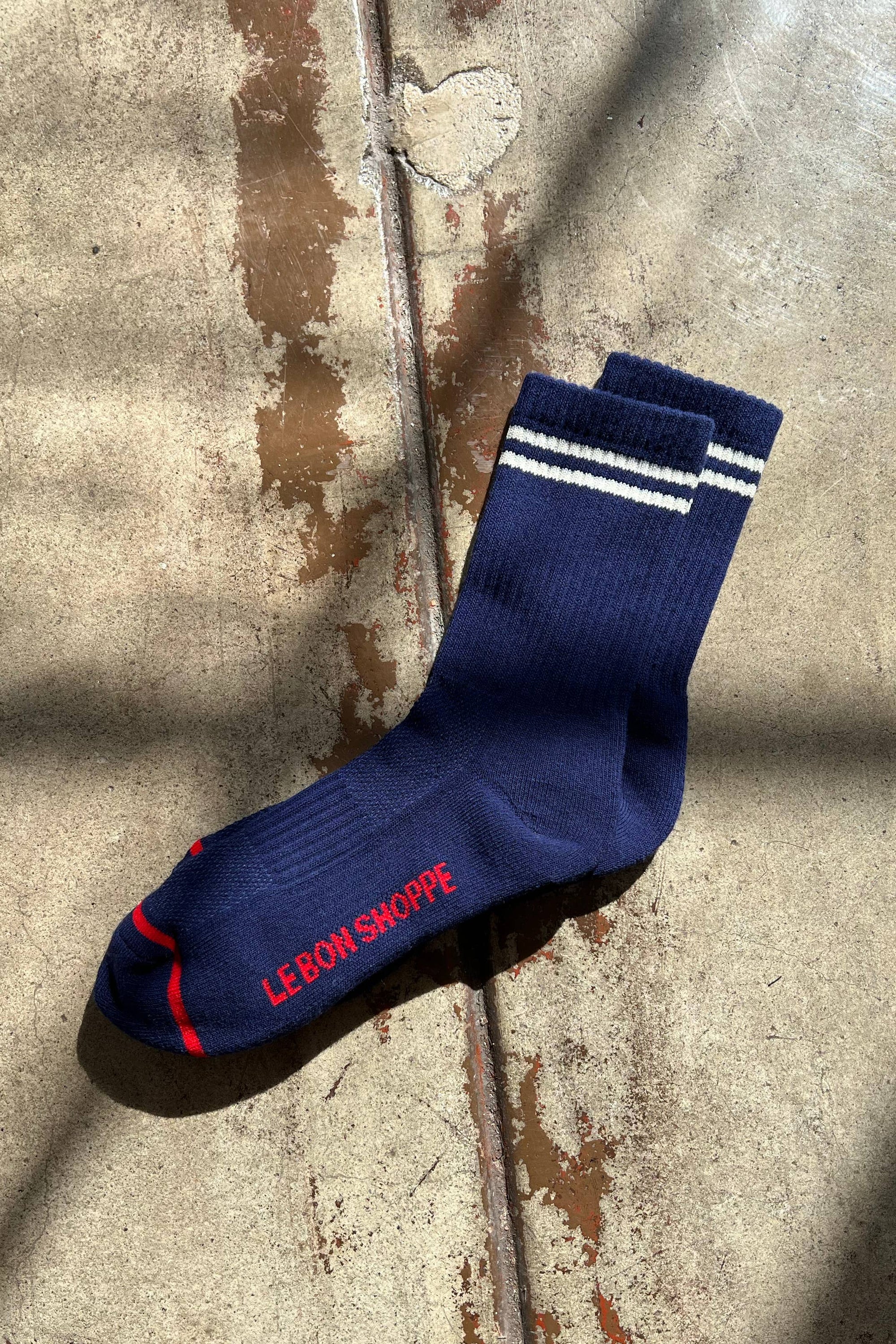 Boyfriend Socks - Cobalt