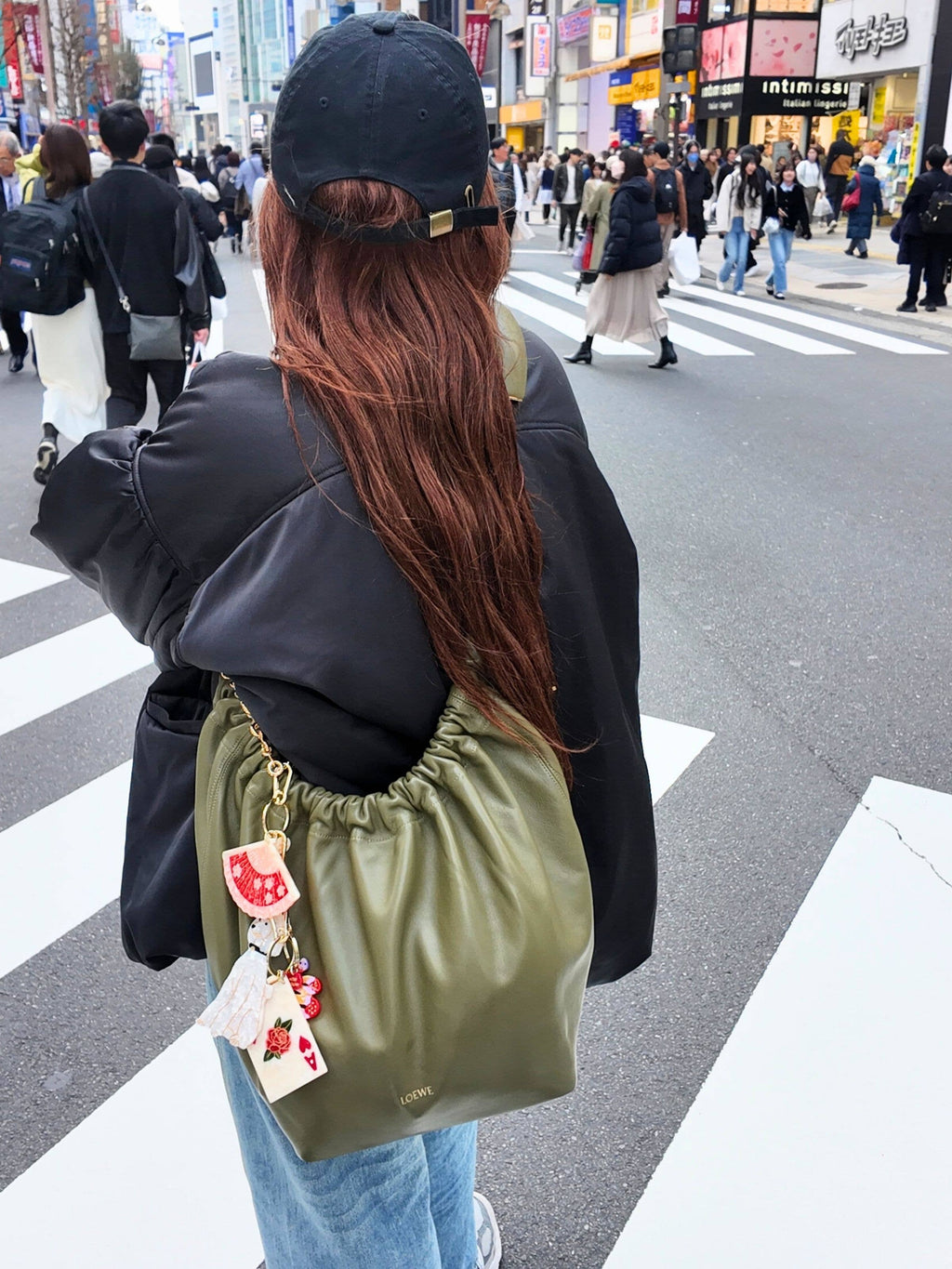 Hand-painted Ace of Hearts Bag Charm + Keychain Eco-Friendly