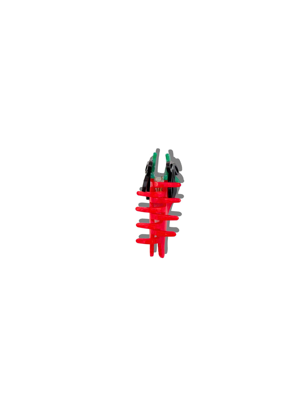 Hand-painted Basque Pepper Claw Hair Clip