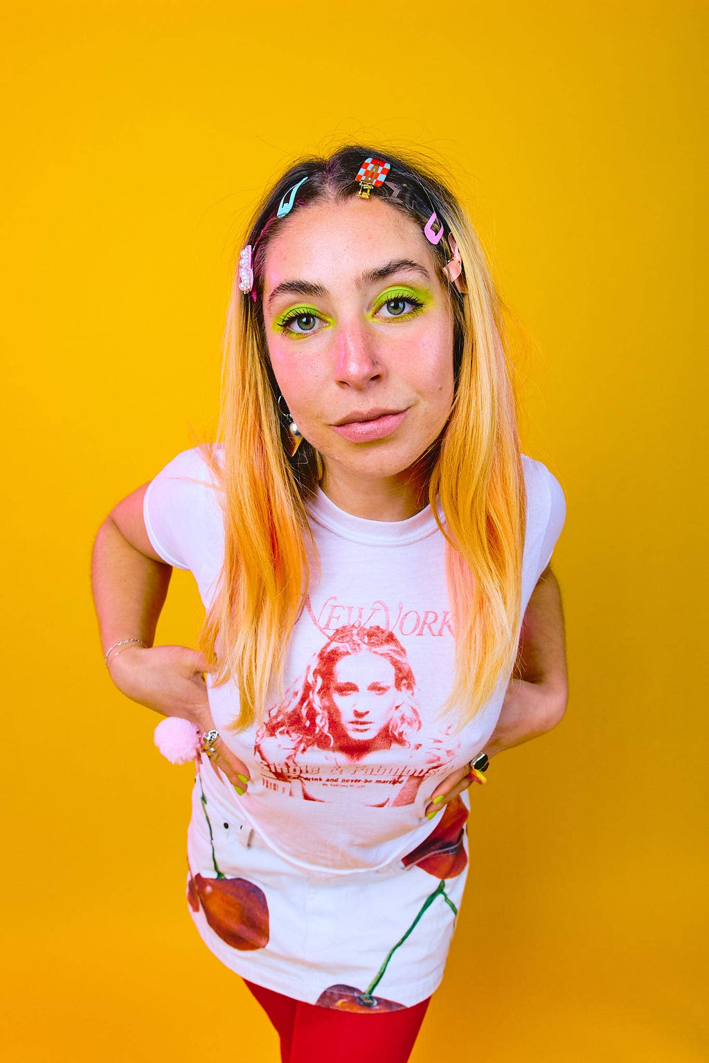 Carrie Bradshaw Baby Graphic Tee - Pink