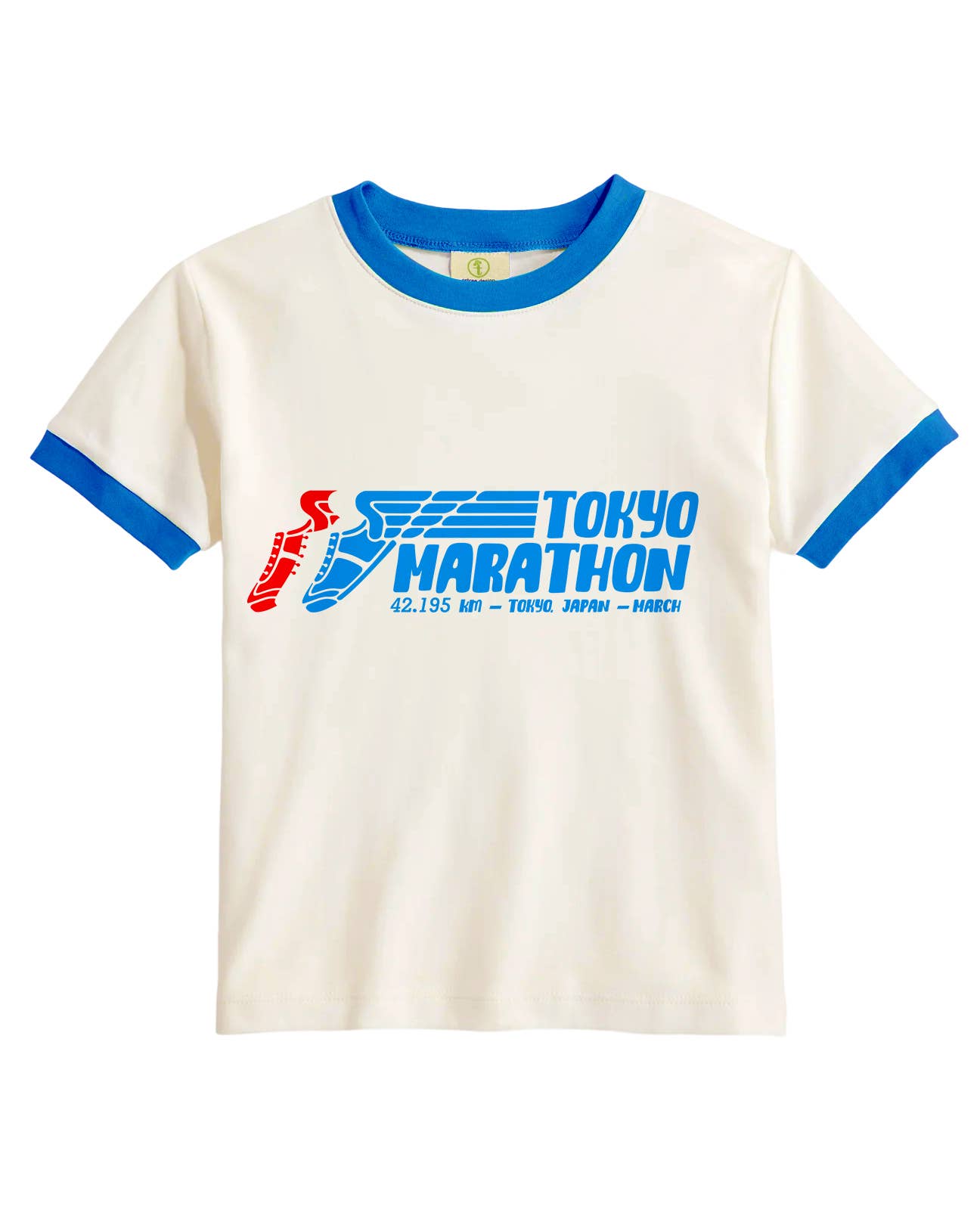 Women's T-Shirt Tokyo Running Marathon Ringer