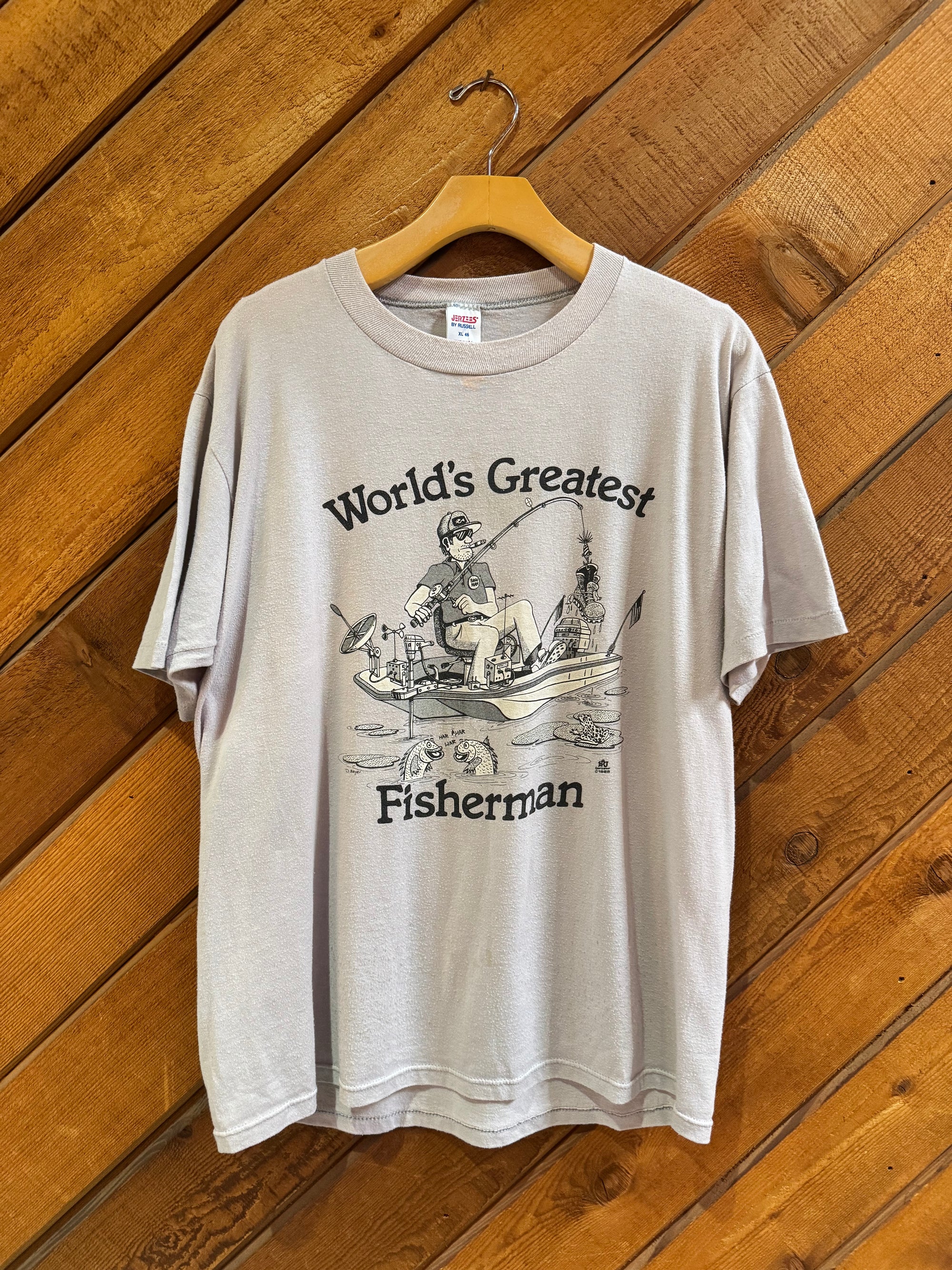 Vintage World's Greatest Fisherman Tee