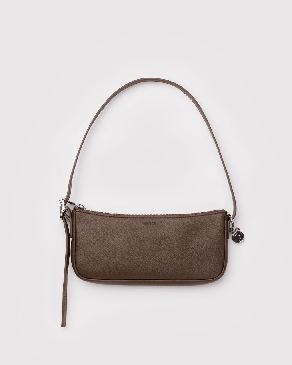 Recycled Leather Pouchette - Brown