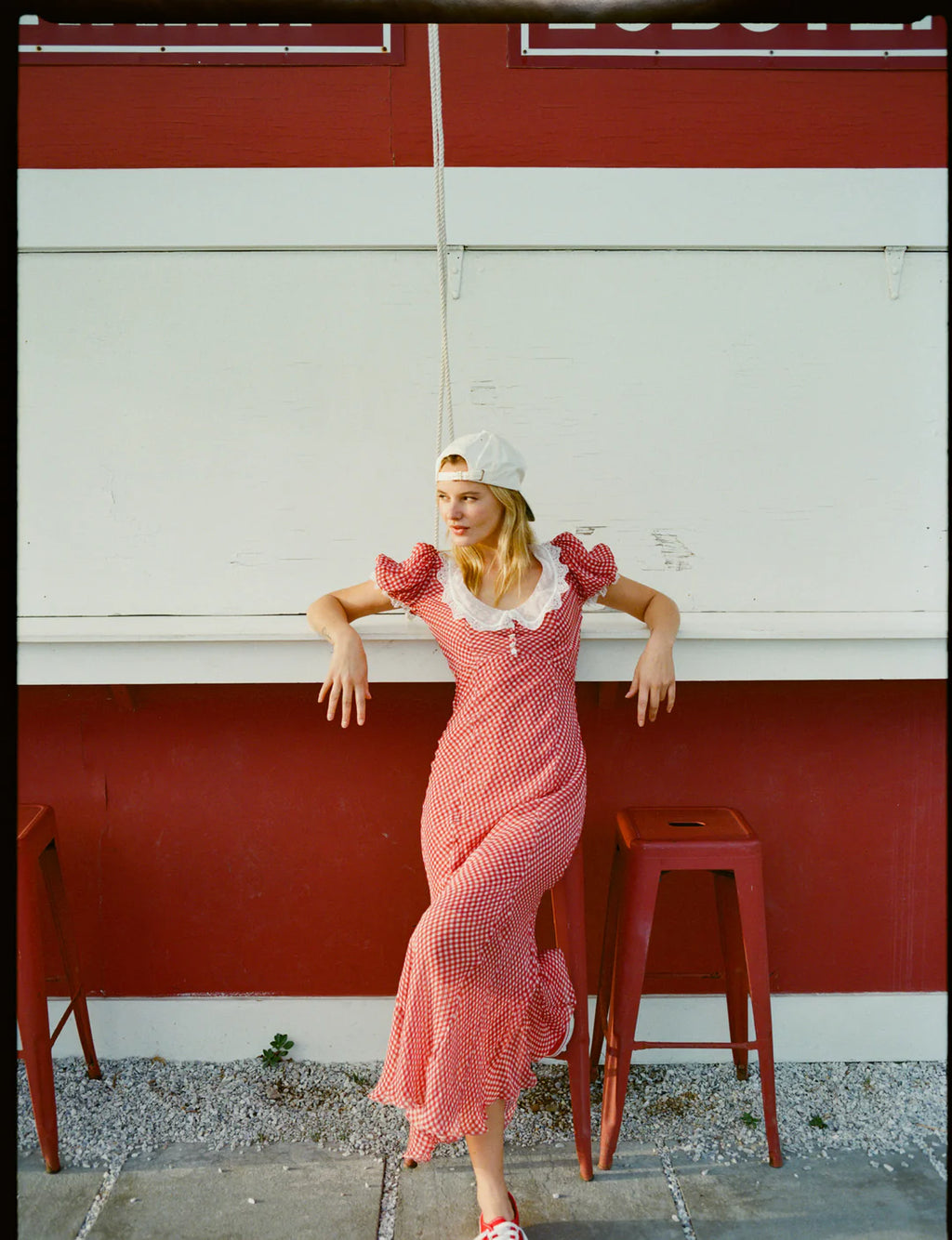 Bradford Gingham Maxi Dress