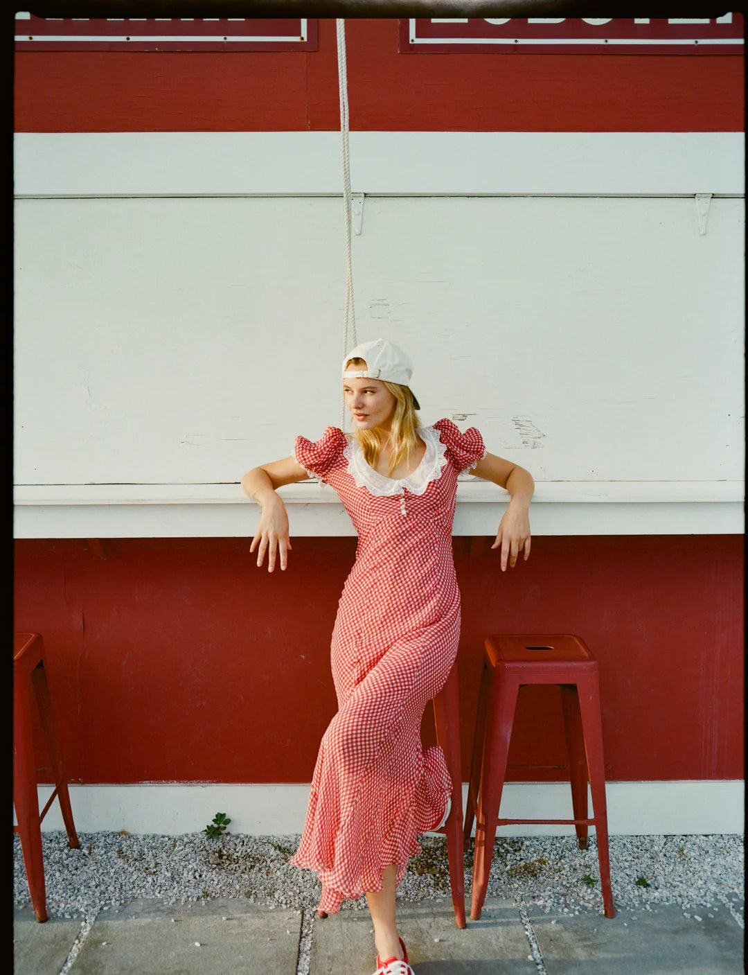 Bradford Gingham Maxi Dress
