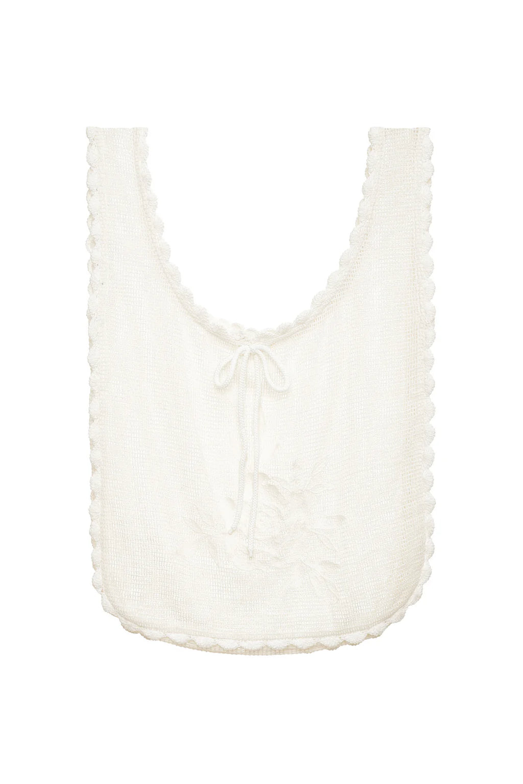 Rose Crochet Tote Bag
