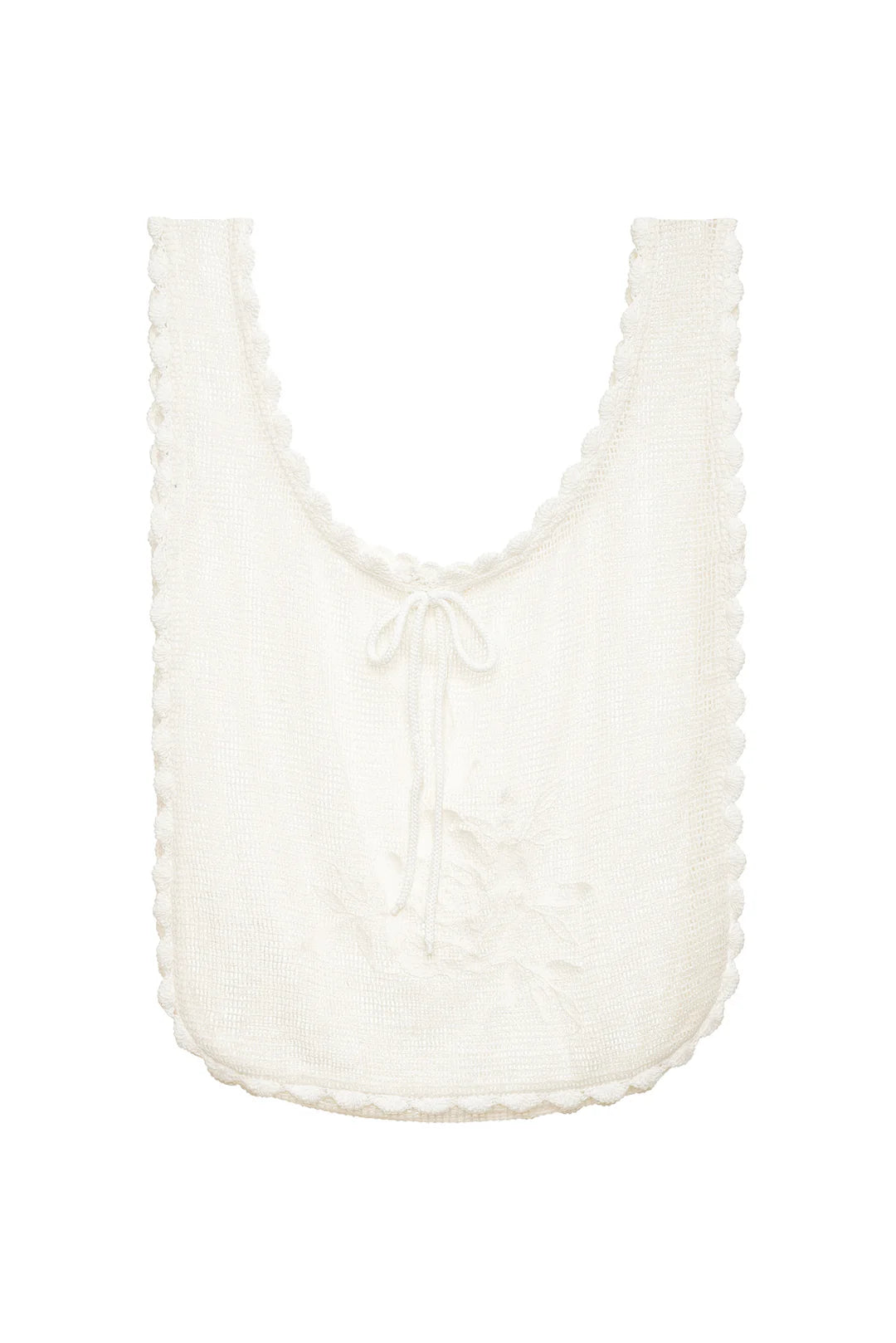 Rose Crochet Tote Bag