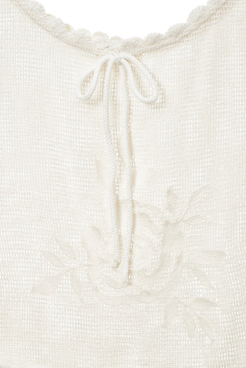Rose Crochet Tote Bag