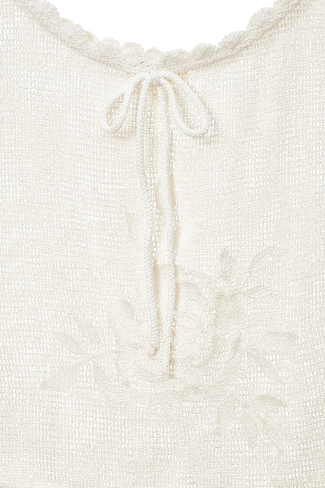 Rose Crochet Tote Bag