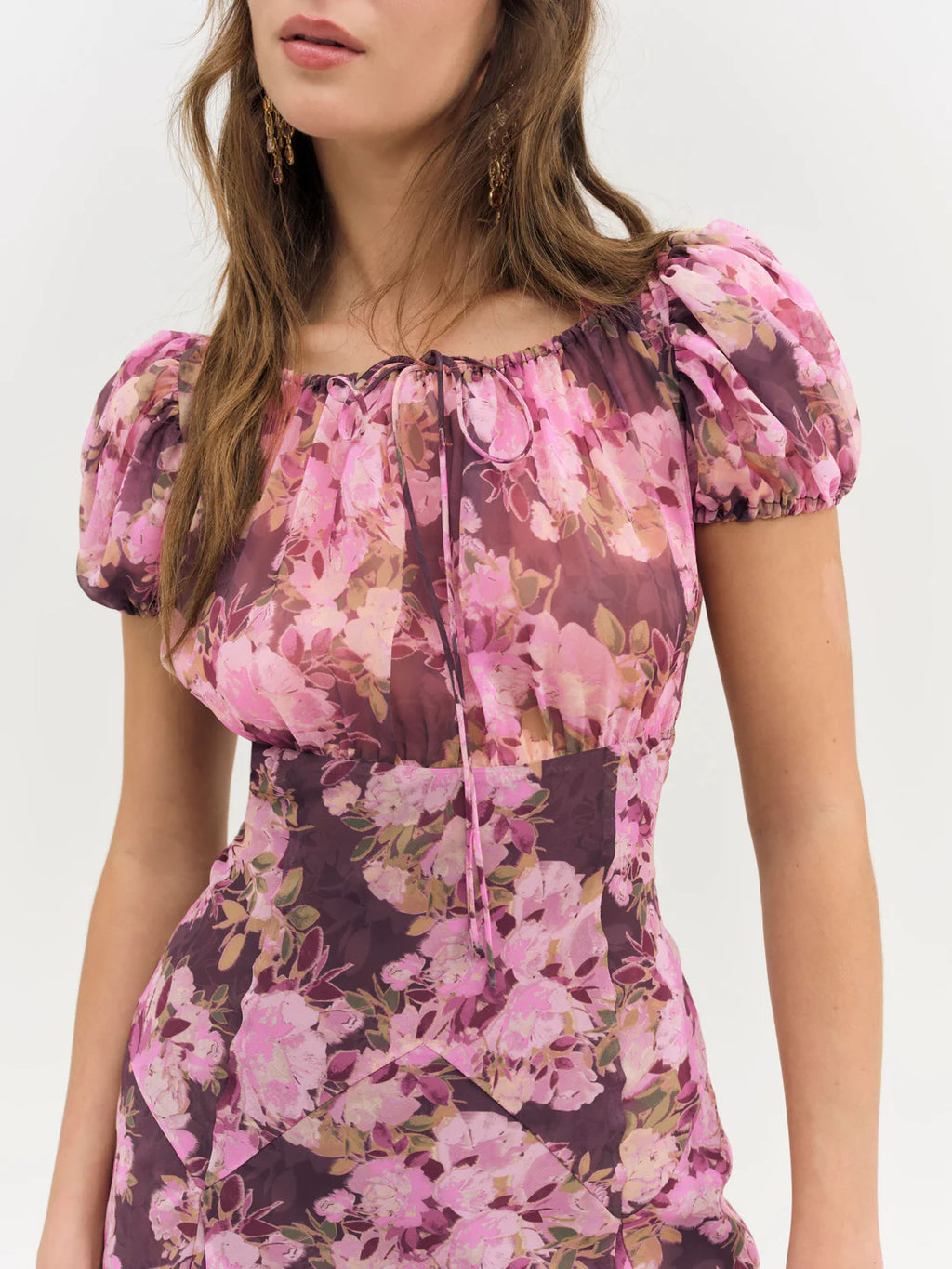 Adeline Floral Midi Dress