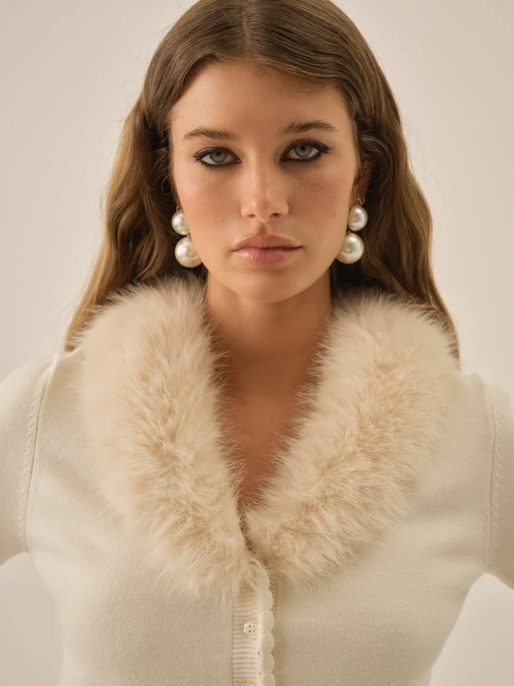 Maura Knit Cardigan - Cream