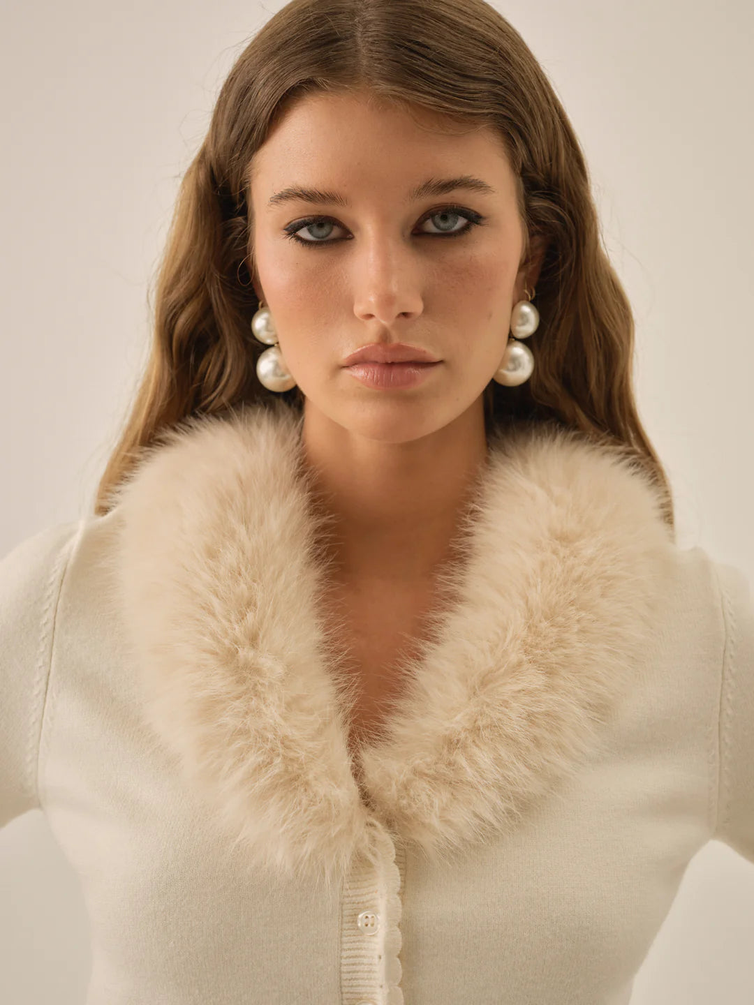 Maura Knit Cardigan - Cream