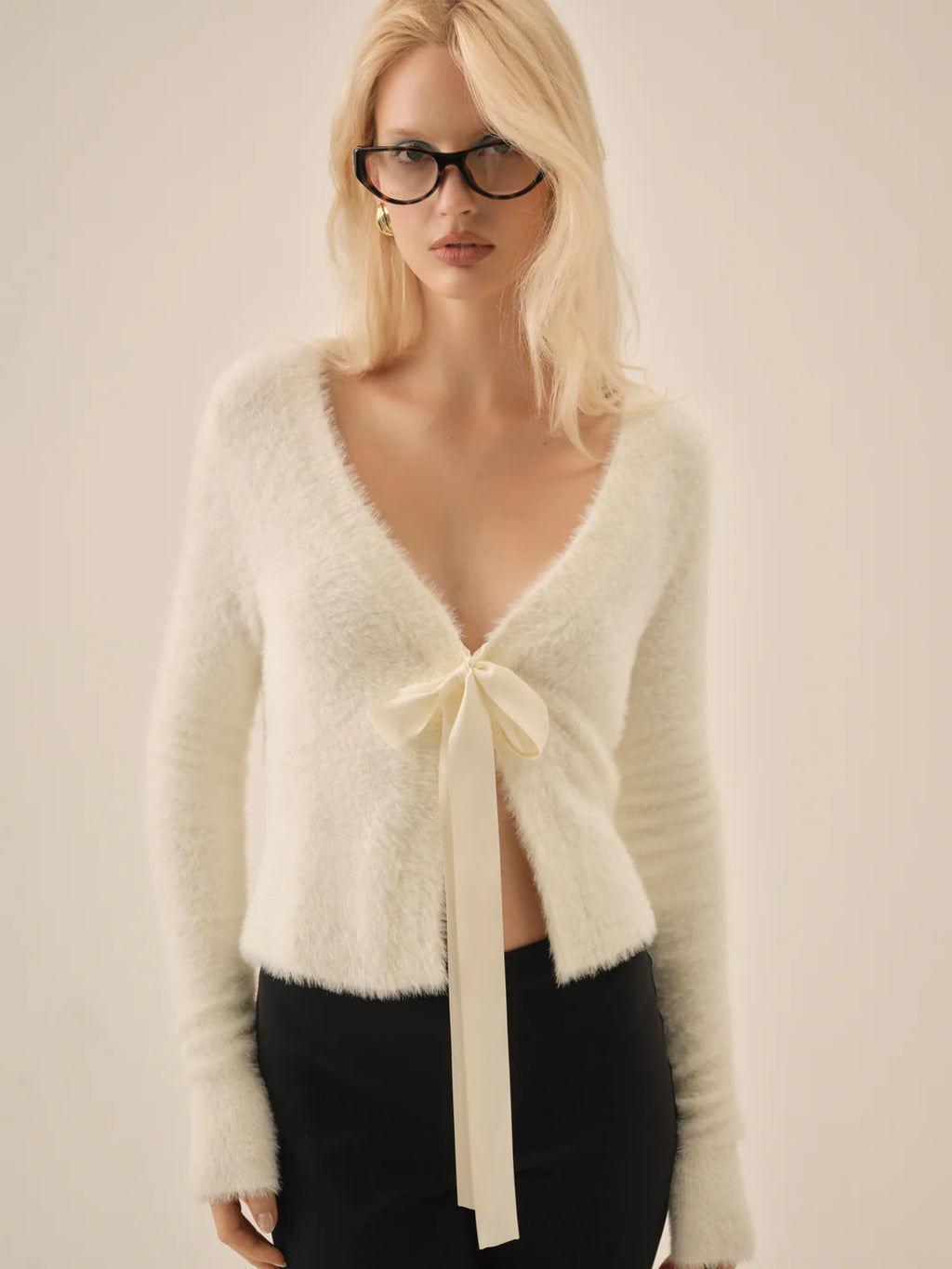 Tayla Knit Cardigan - Cream