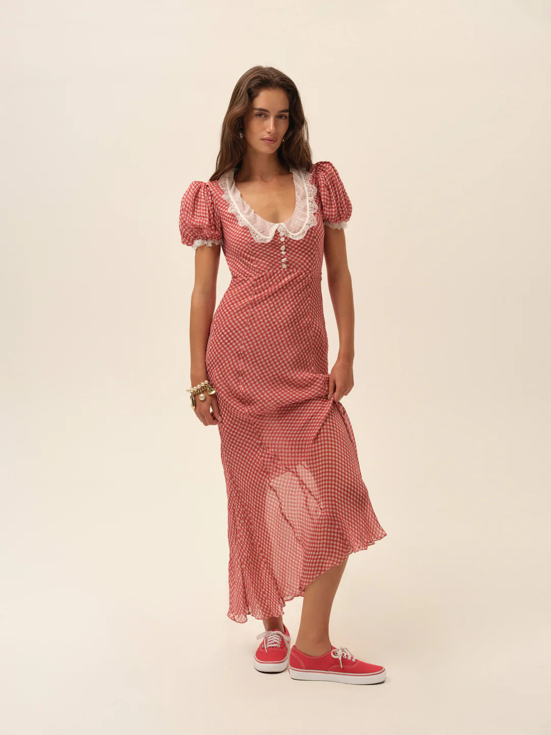Bradford Gingham Maxi Dress