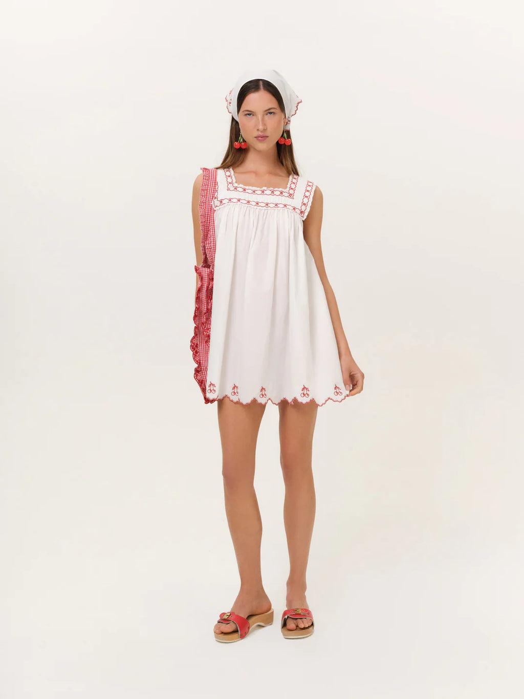 Emma Mini Dress - White