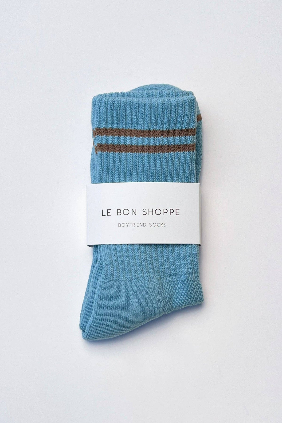Boyfriend Socks - Powder Blue