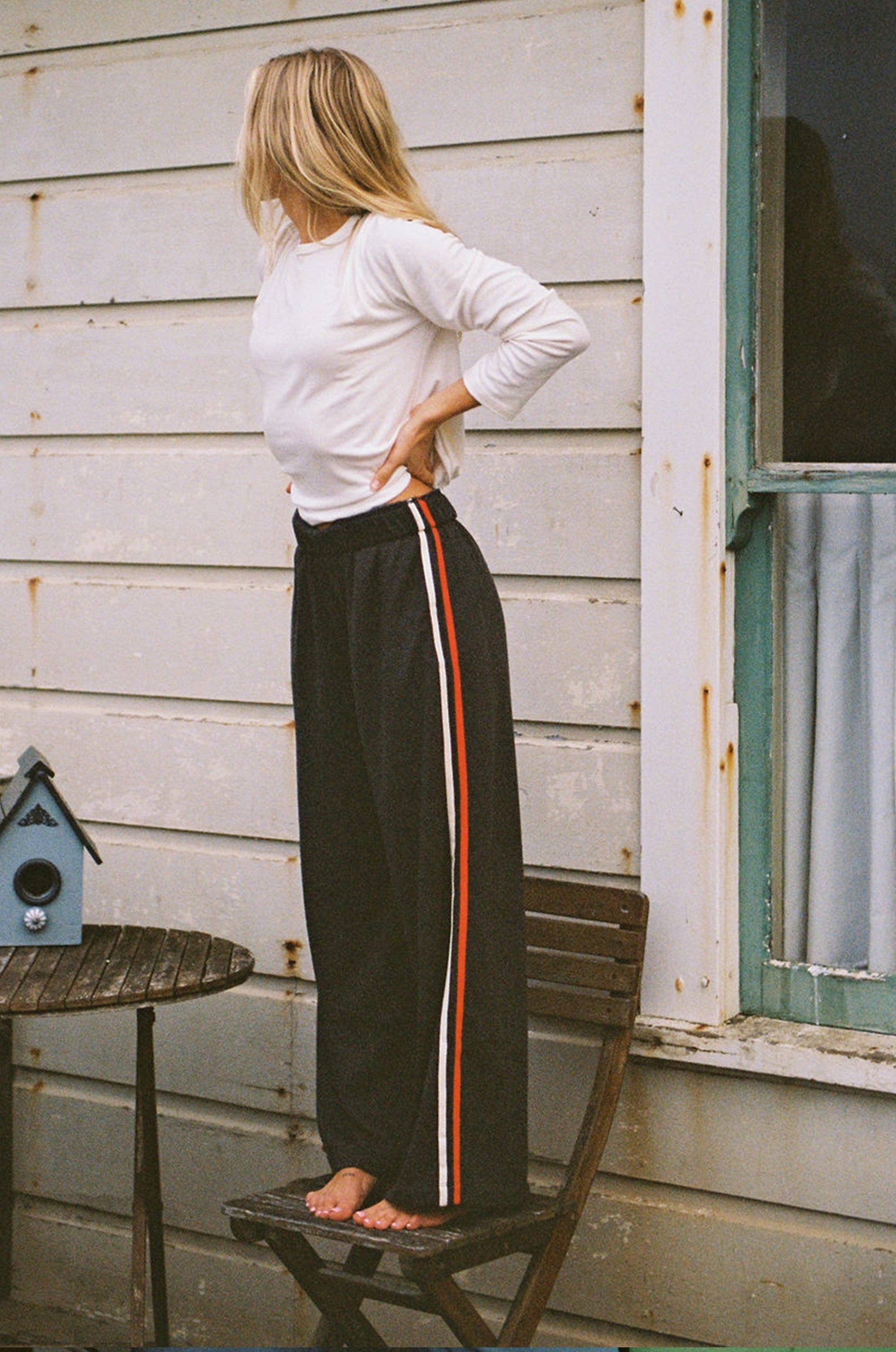 Fleece Track Pant - Charcoal