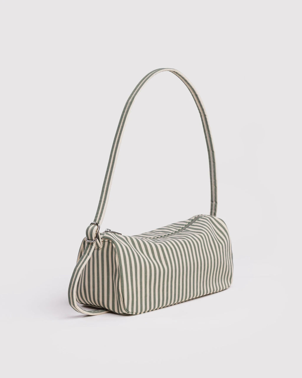 Nylon Loaf Bag - Sage Stripe