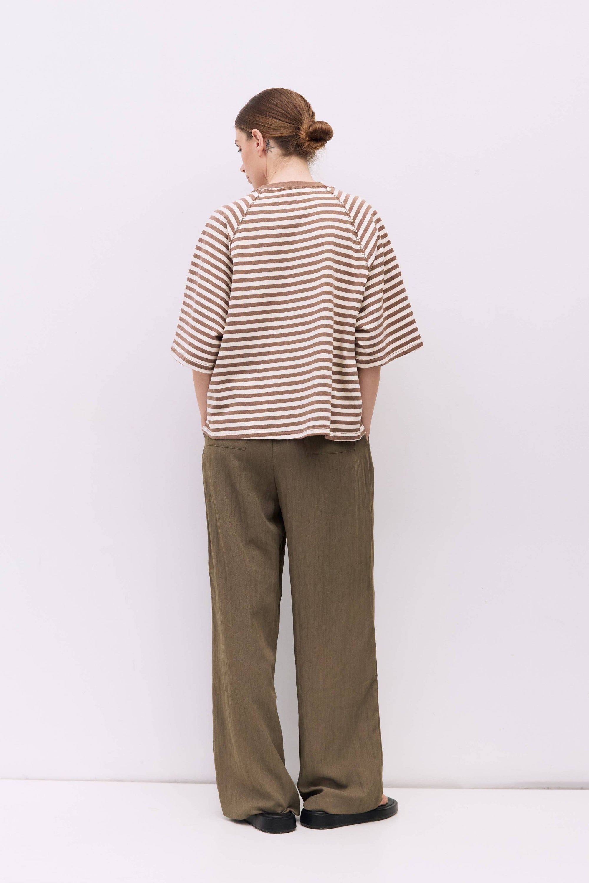 The Max Top - Brown Stripe