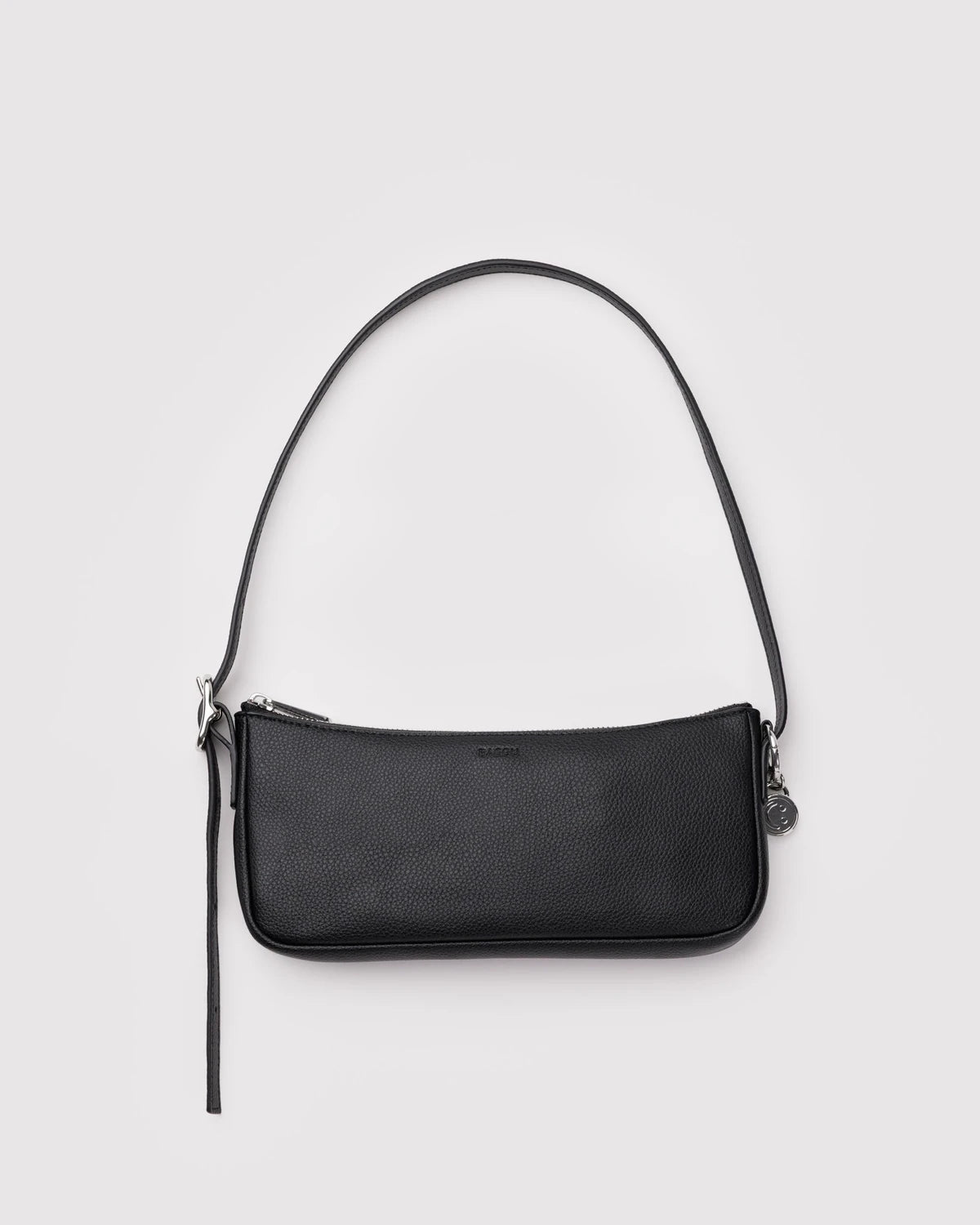 Recycled Leather Pouchette - Black