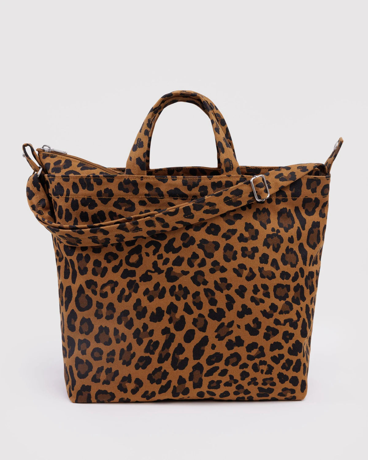 Horizontal Zip Duck Bag - Leopard