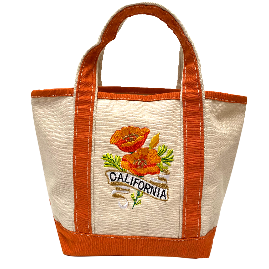 California Mini Canvas Tote Bag