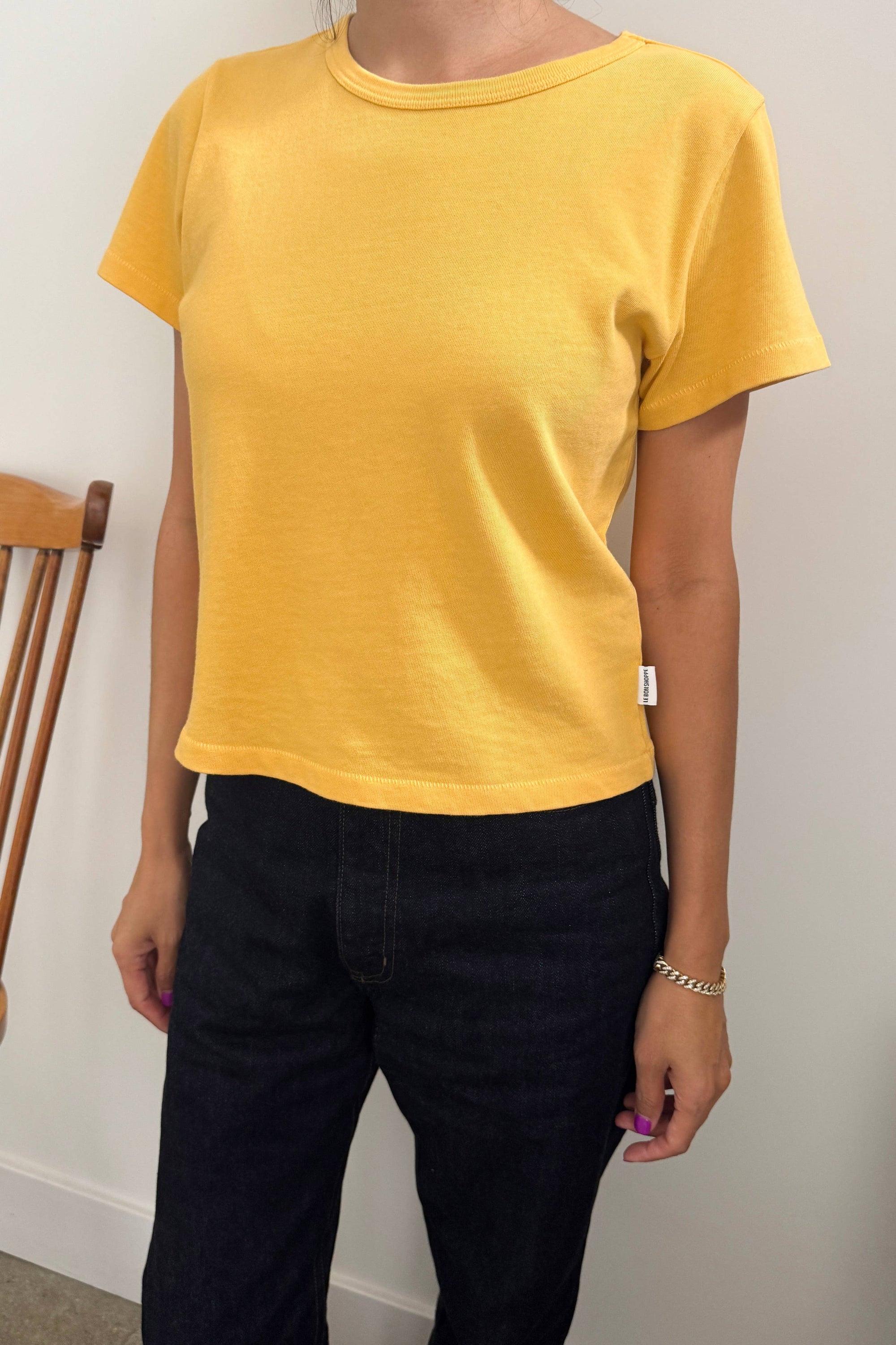 The Little Boy Tee - Egg Yolk