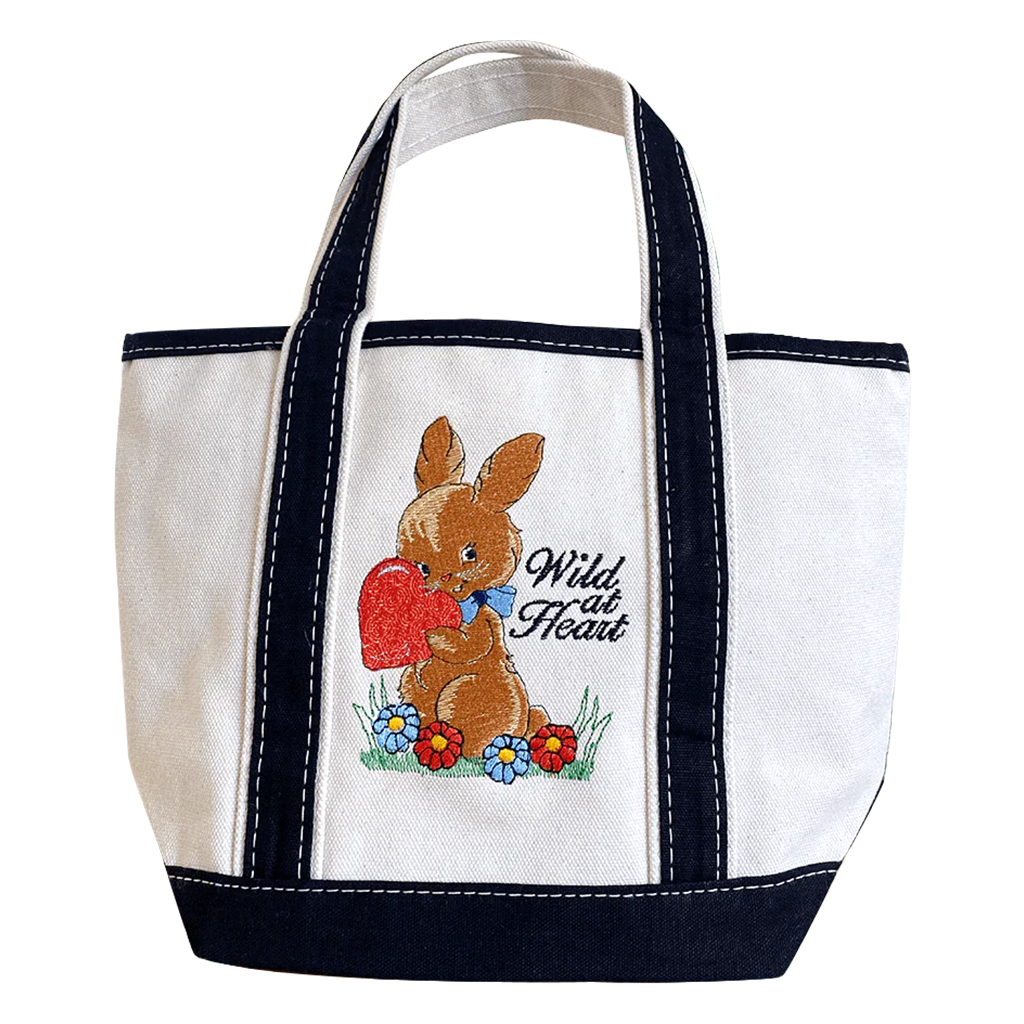 Wild At Heart Mini Canvas Tote Bag