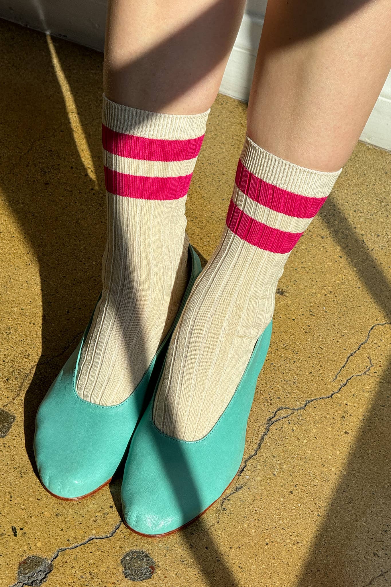 Varsity Her Socks - Taffy