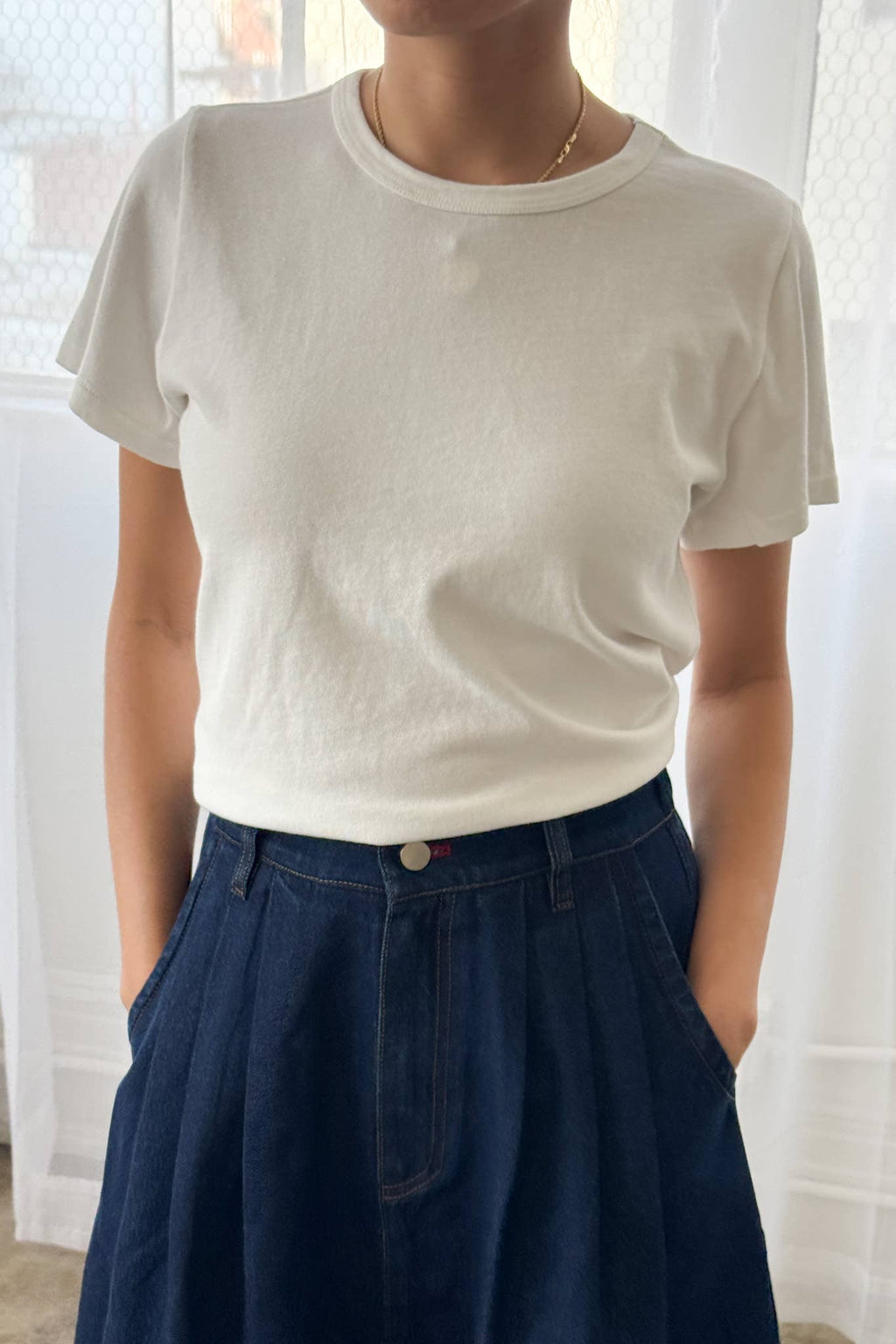 The Little Boy Tee - Vintage White