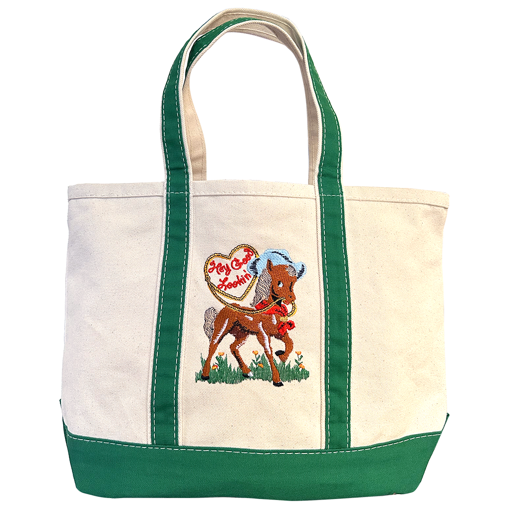 Hey Good Lookin’ Big Canvas Tote Bag