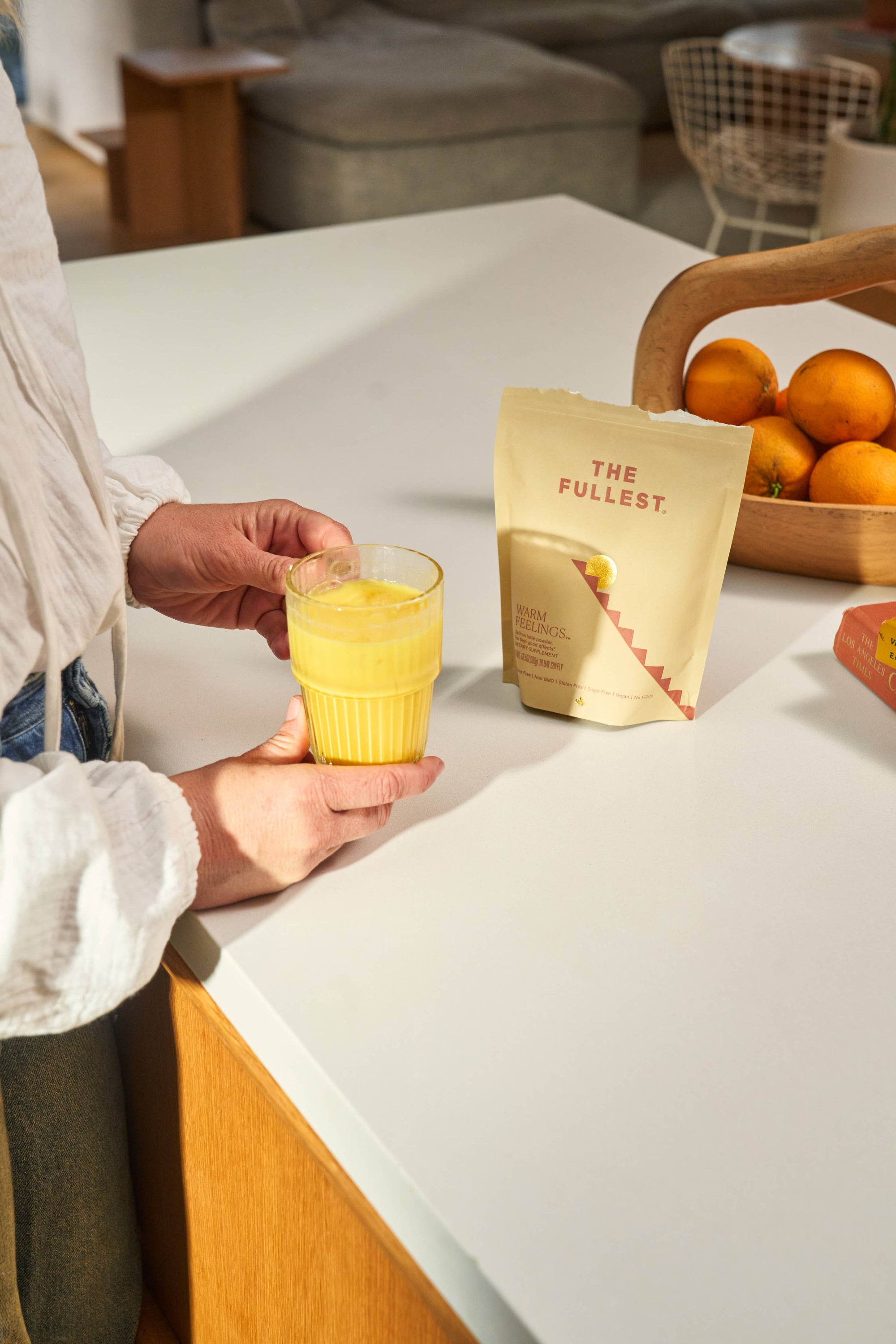 Warm Feelings® Saffron Latte - 10 Single-Serving Sachets