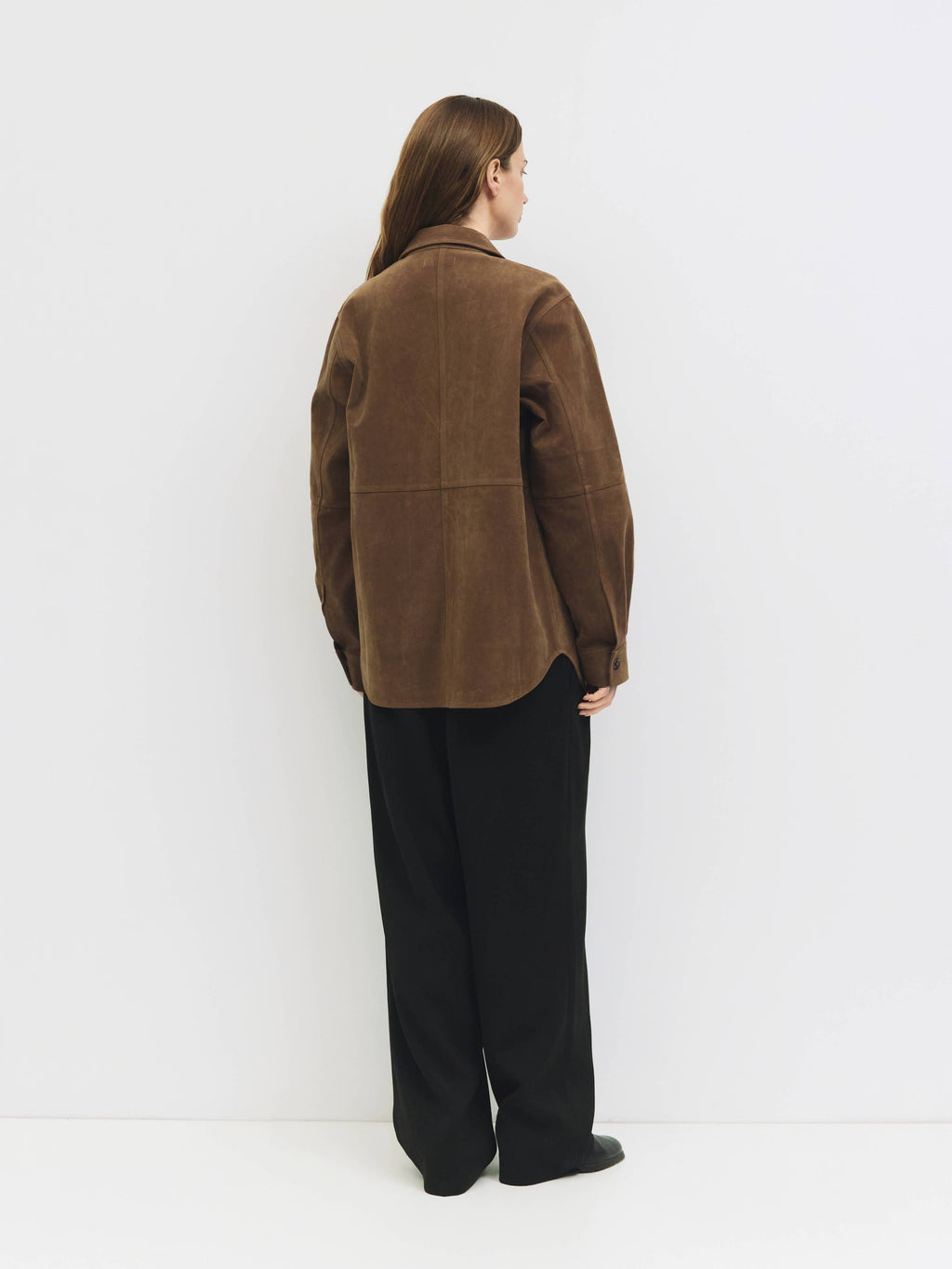 The Dean Jacket | Oversized Faux Suede Shirt