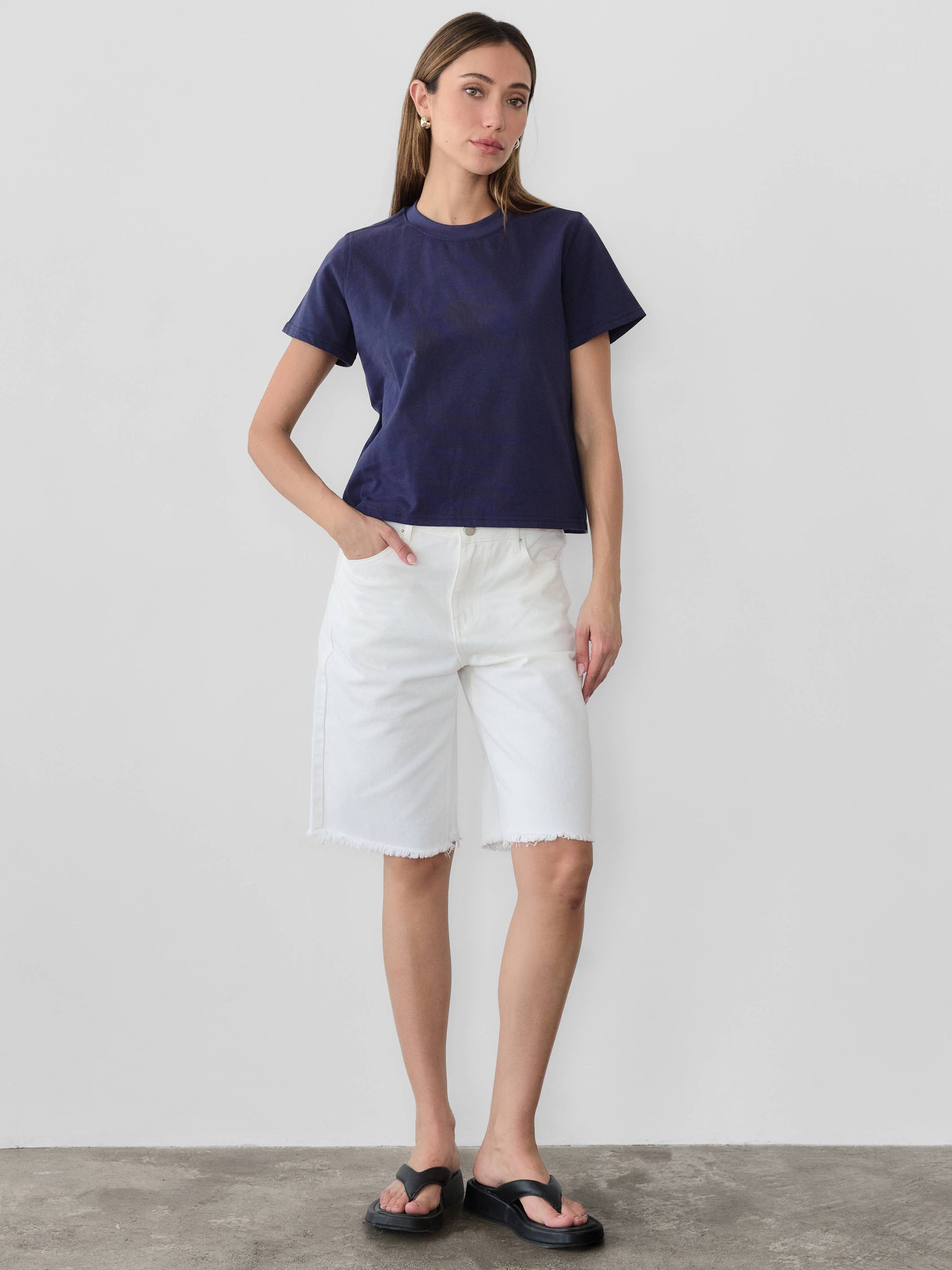 The Lanie Top - Navy