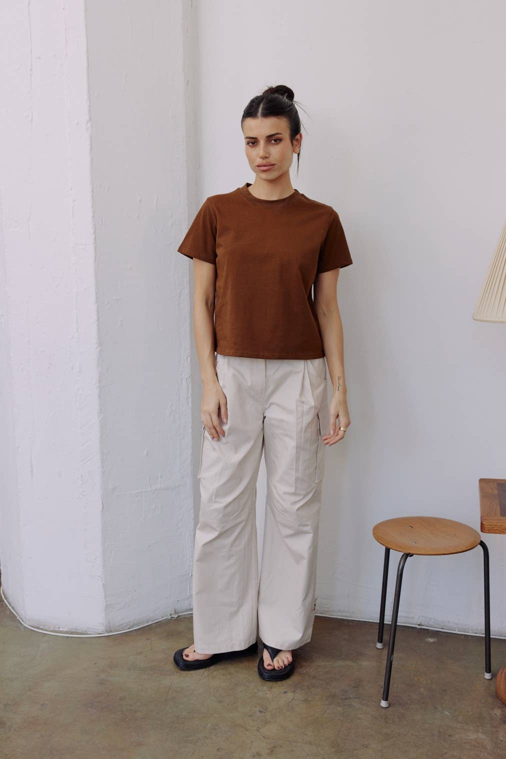 The Lanie Top - Brown
