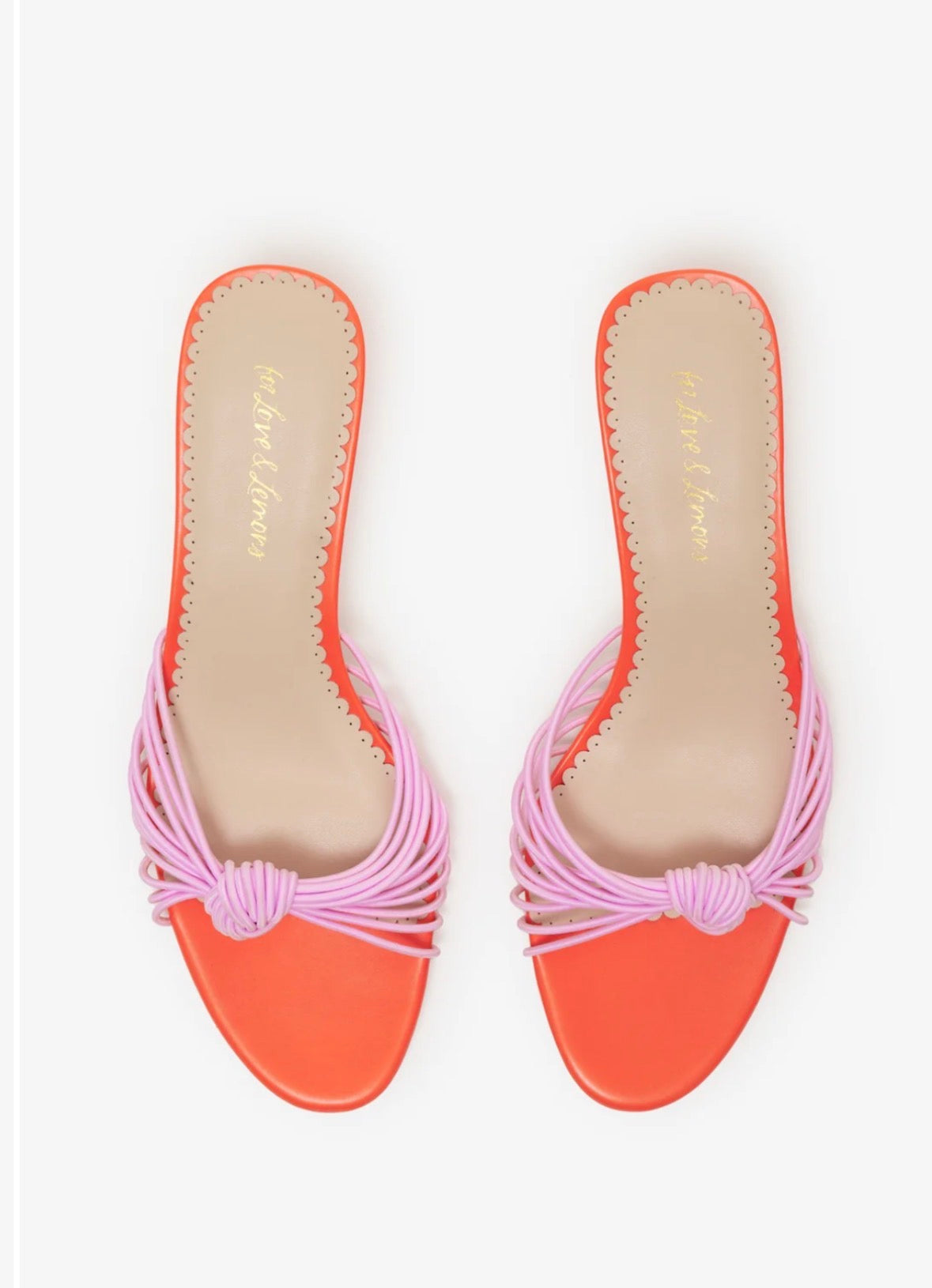 Cleo Strappy Heel - Orange
