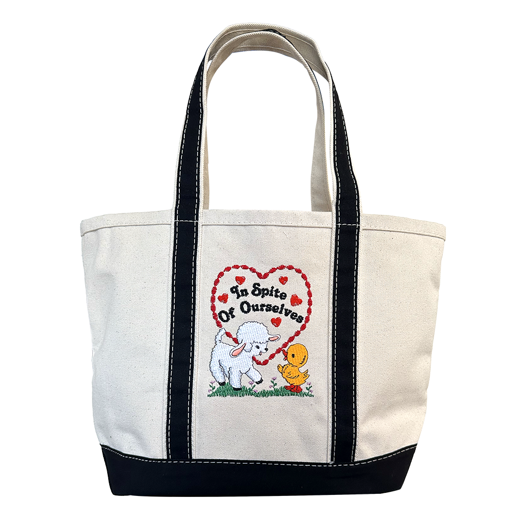 In Spite of Ourselves Big Canvas Tote Bag
