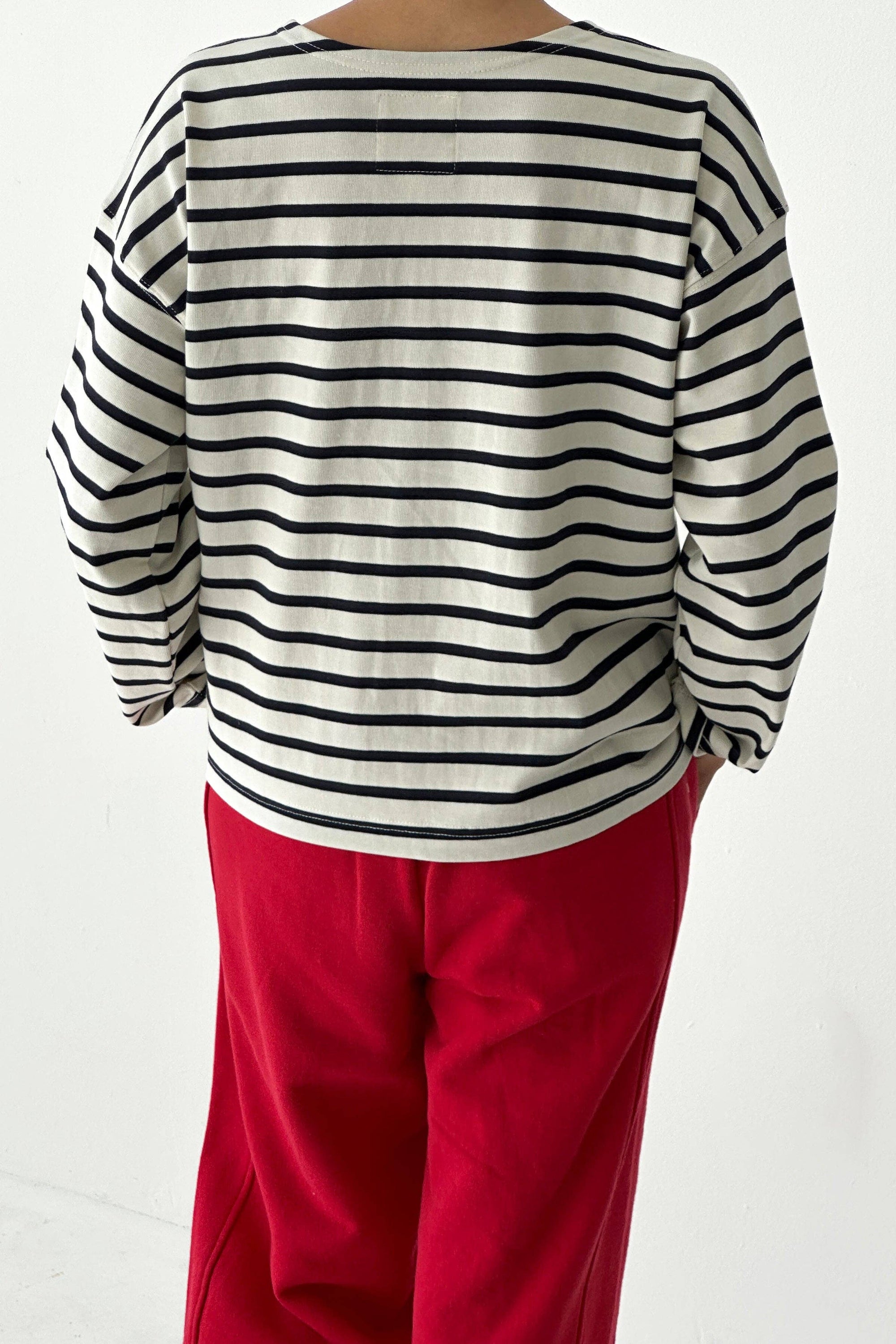Sailor Top - Navy Stripe