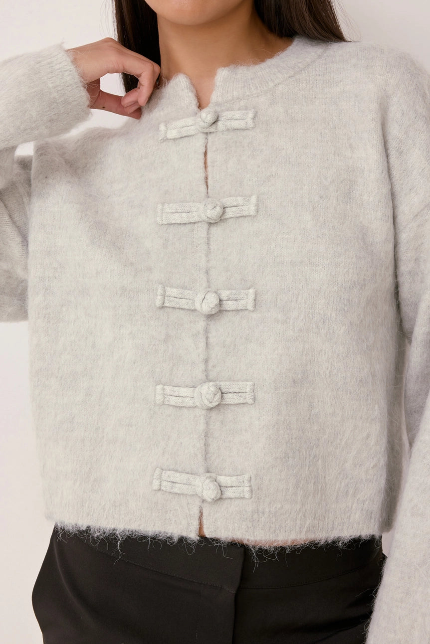 The Anya Cardigan - Grey
