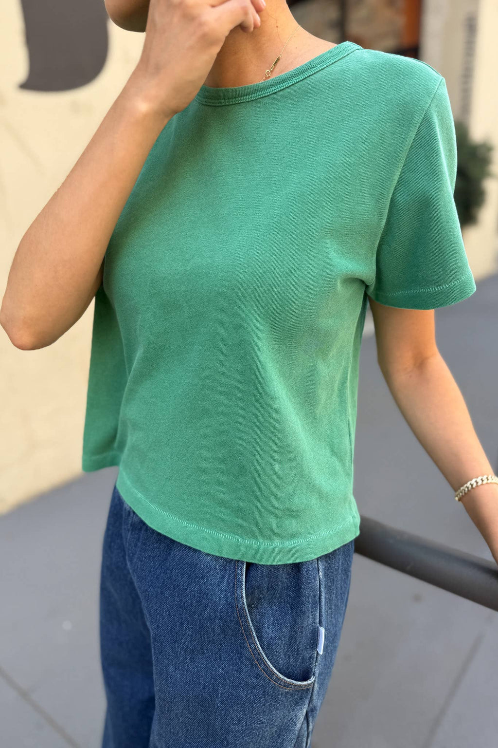 The Little Boy Tee - Sea Green