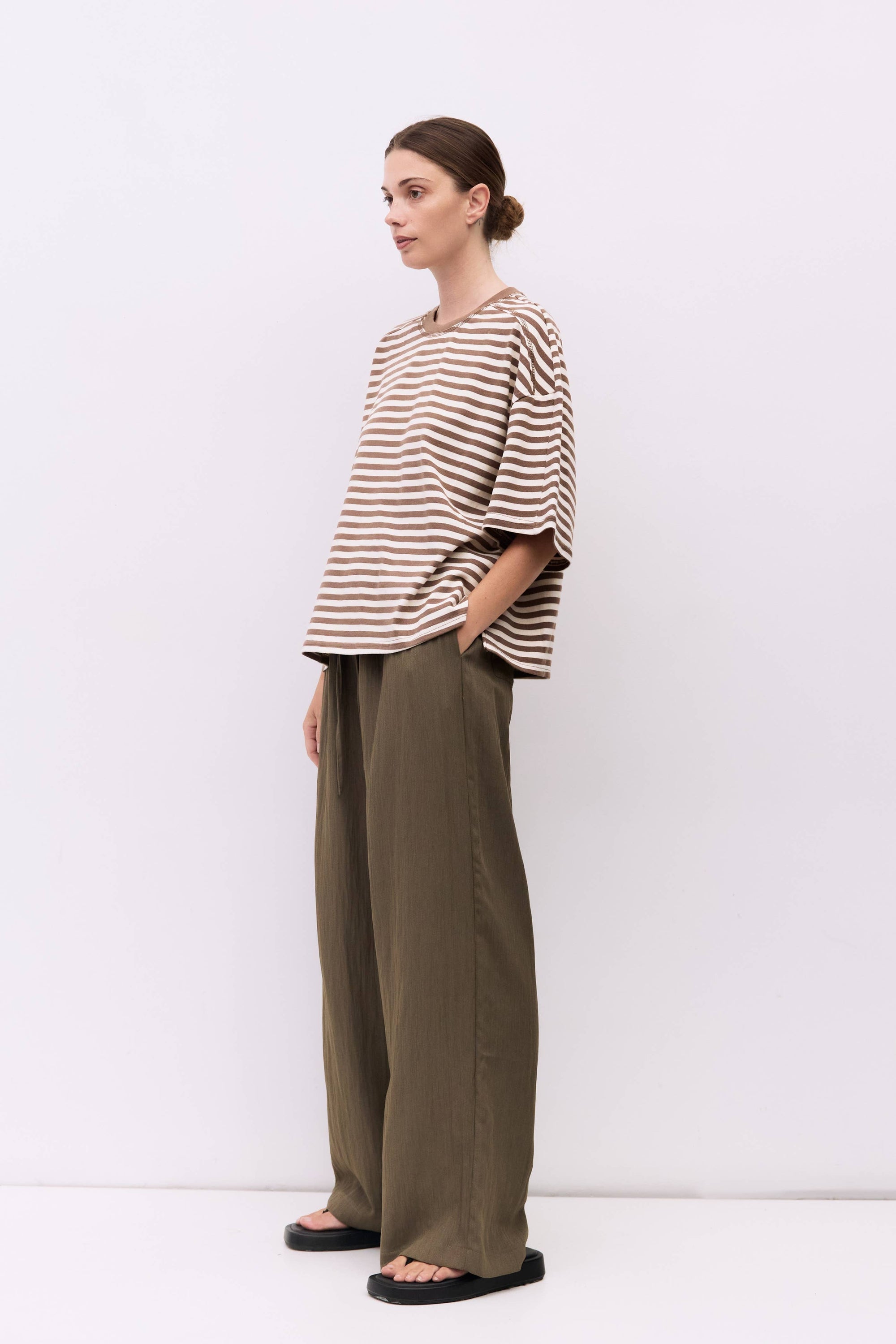 The Max Top - Brown Stripe