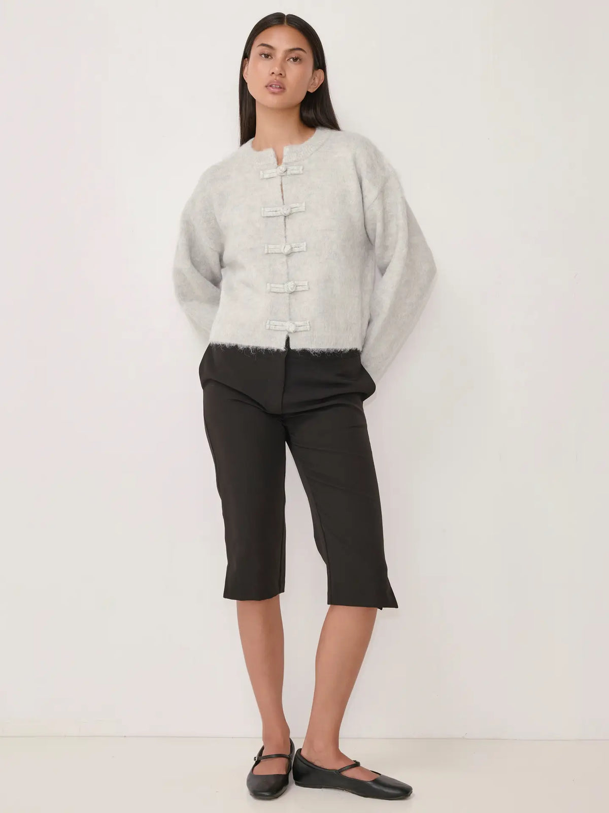 The Anya Cardigan - Grey