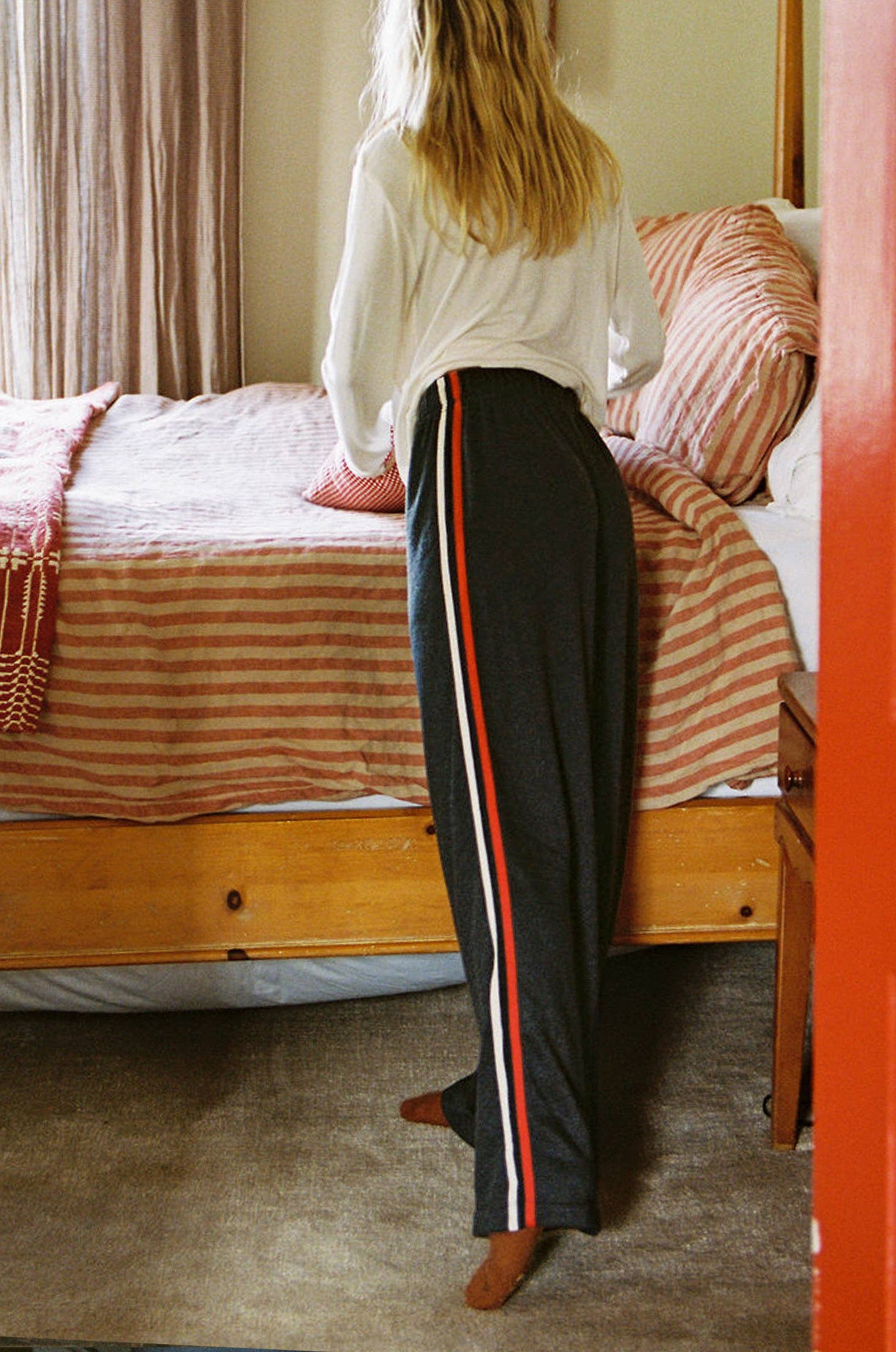 Fleece Track Pant - Charcoal