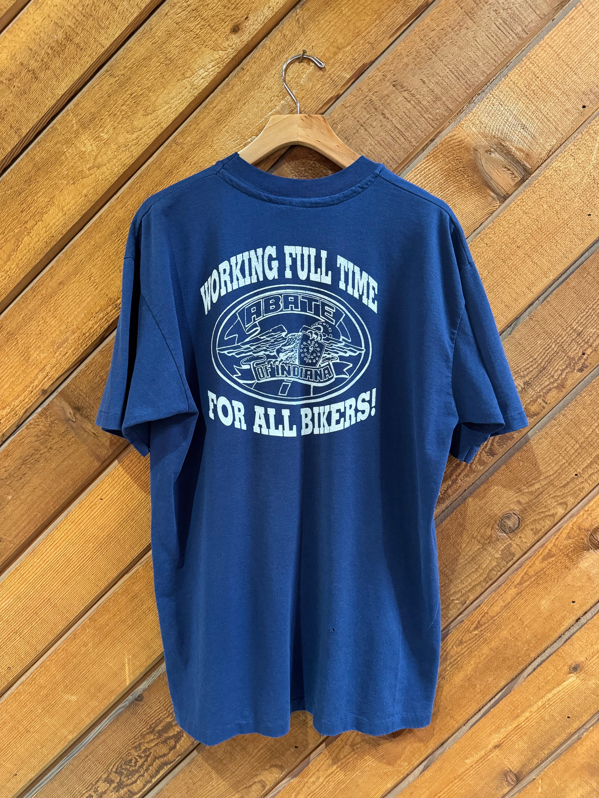 Vintage Abate of Indiana Biker Tee