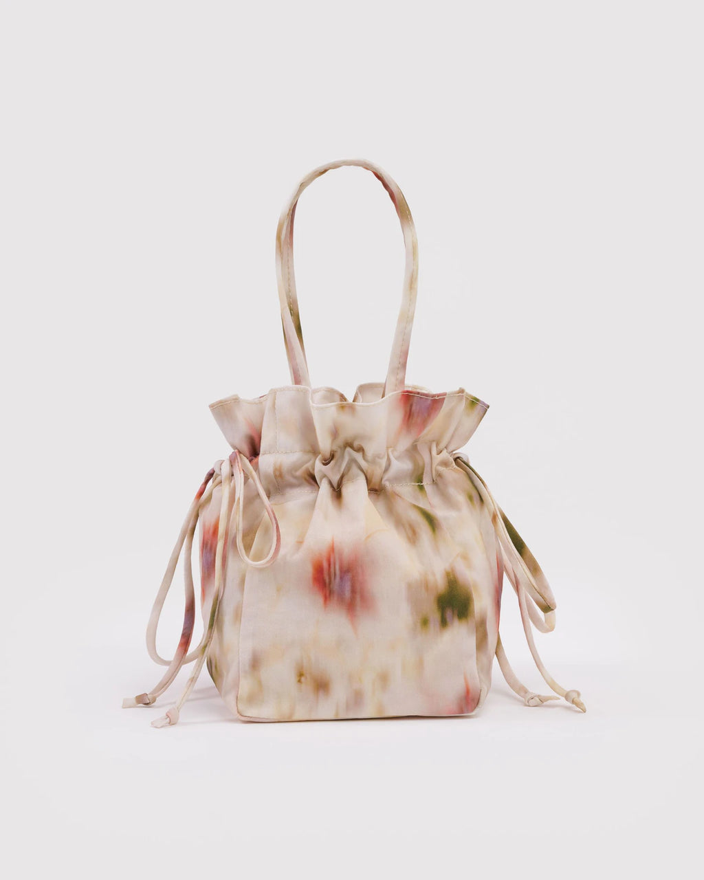 Nylon Drawstring Bag - Abstract Floral