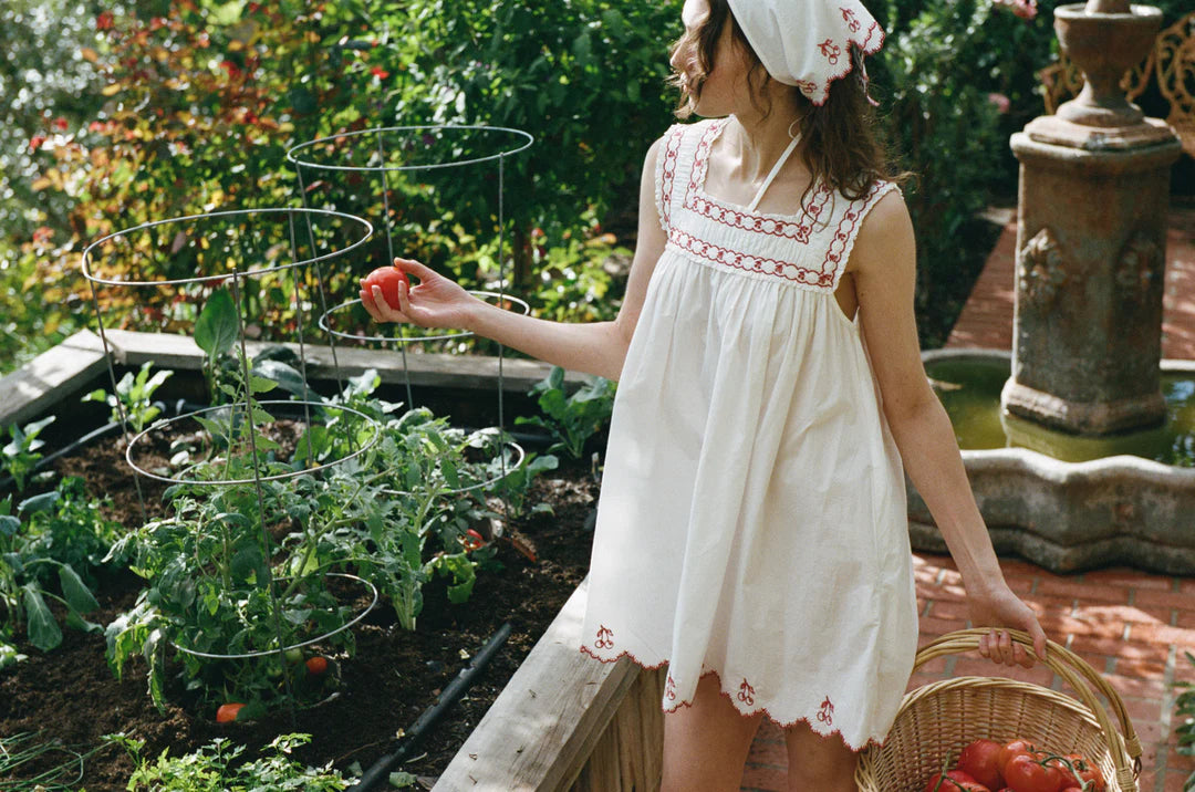 Emma Mini Dress - White