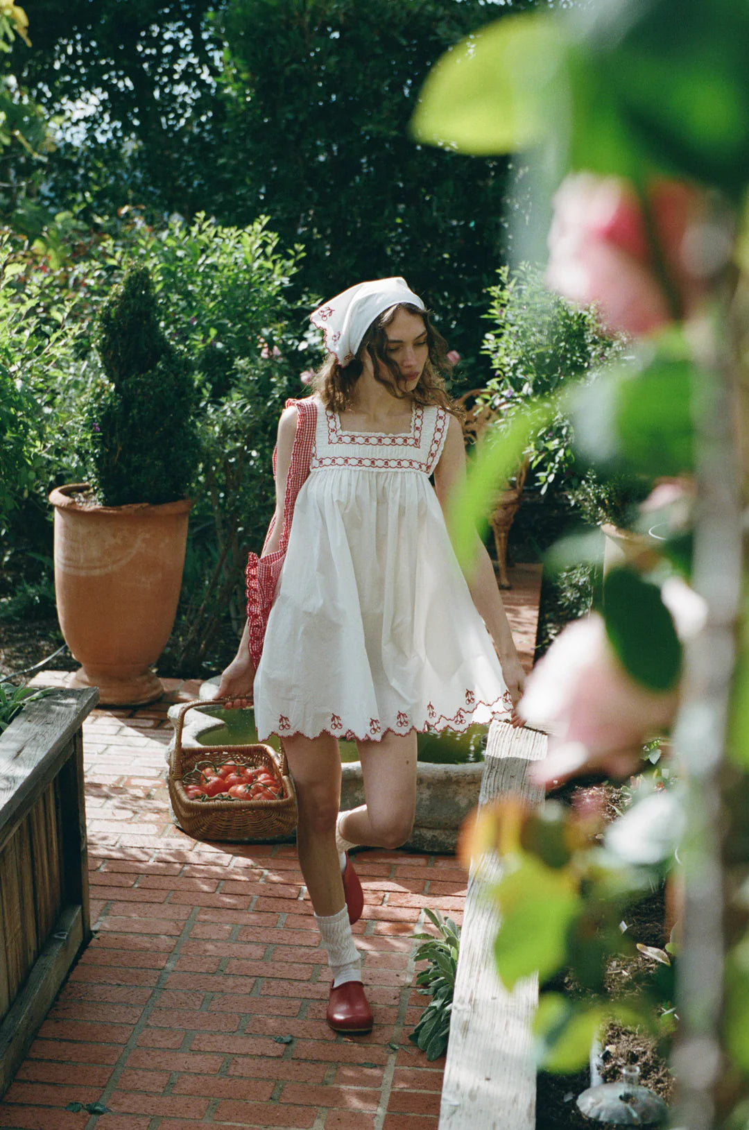 Emma Mini Dress - White
